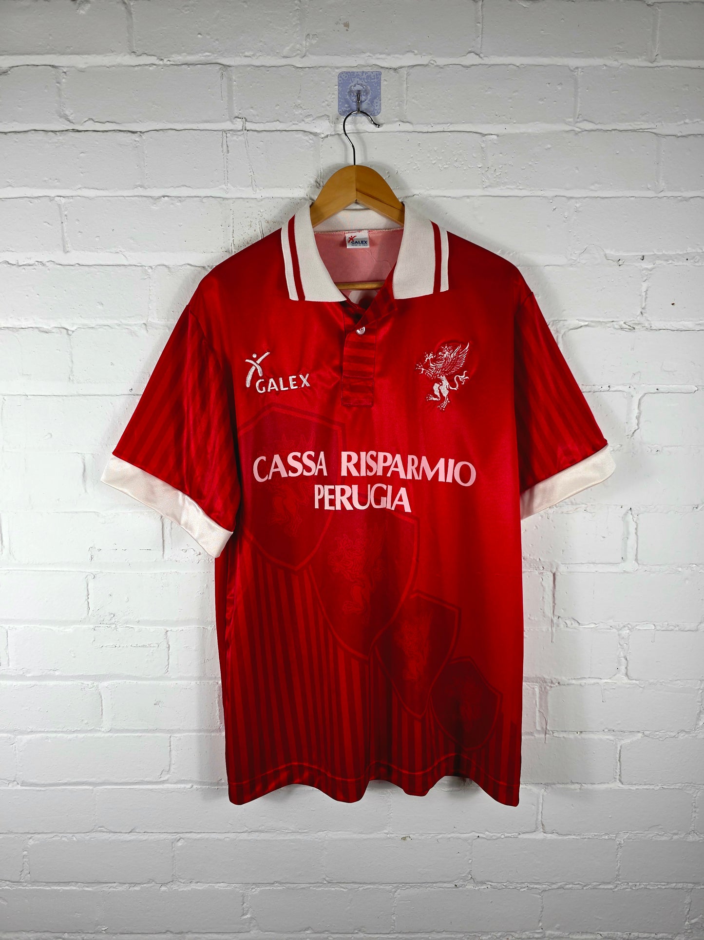 Galex Perugia 1995/96 'Rocco 3' Match Issue Home Shirt XL