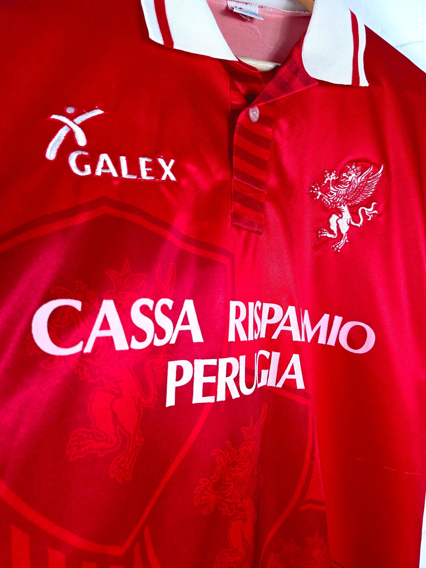 Galex Perugia 1995/96 'Rocco 3' Match Issue Home Shirt XL