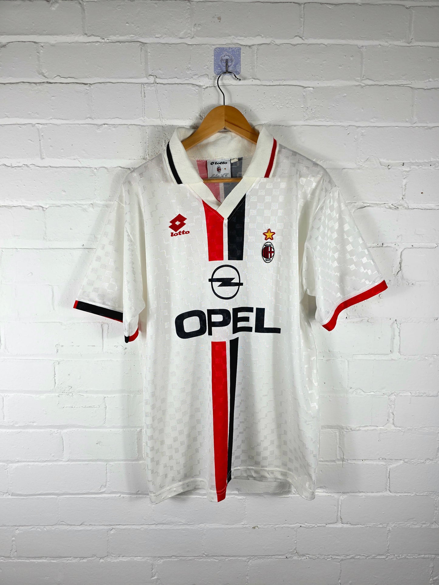 Lotto AC Milan 1995/96 Away Shirt Large