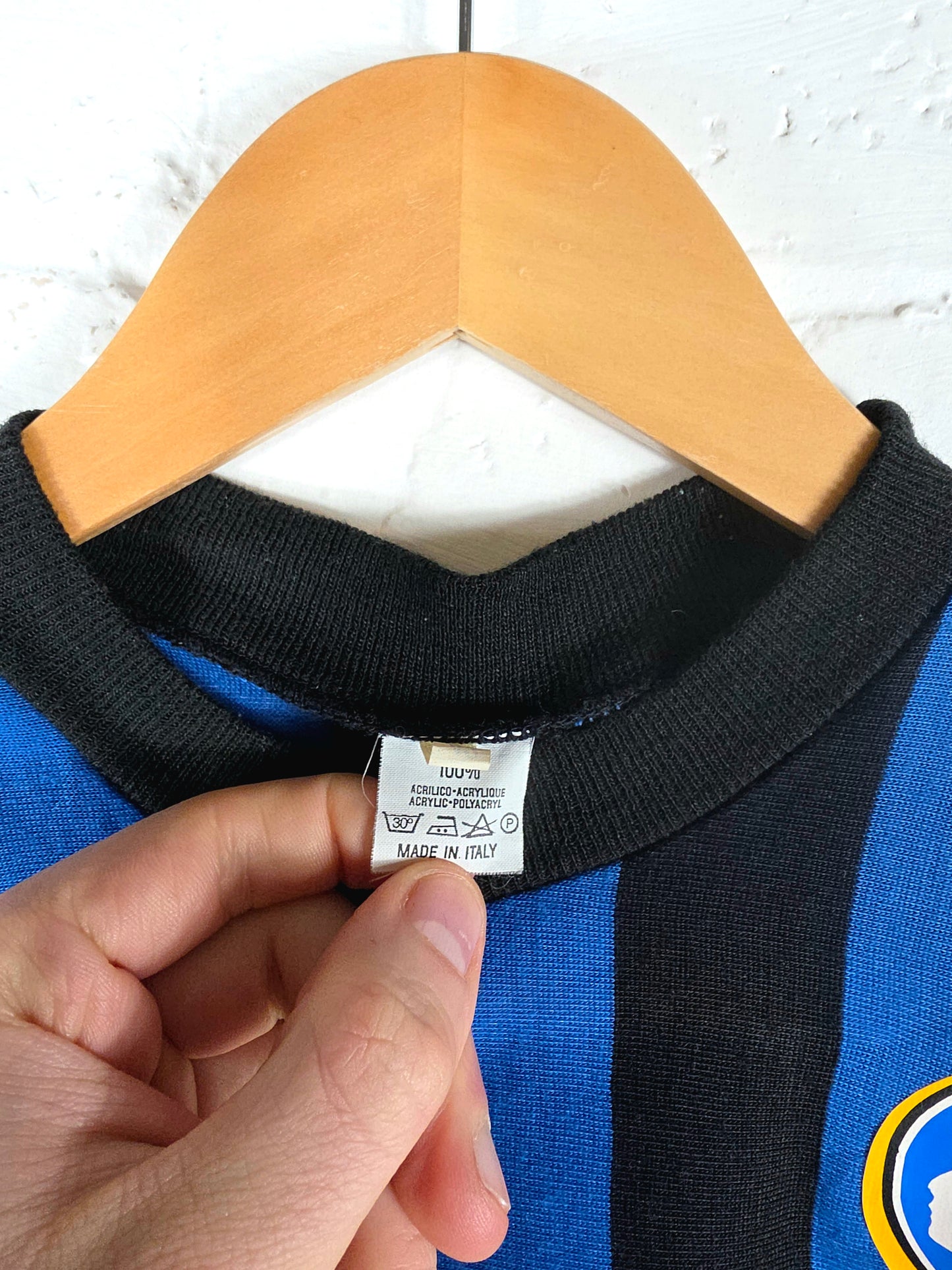 Latas Atalanta 1987/89 Long Sleeve Training Shirt Small