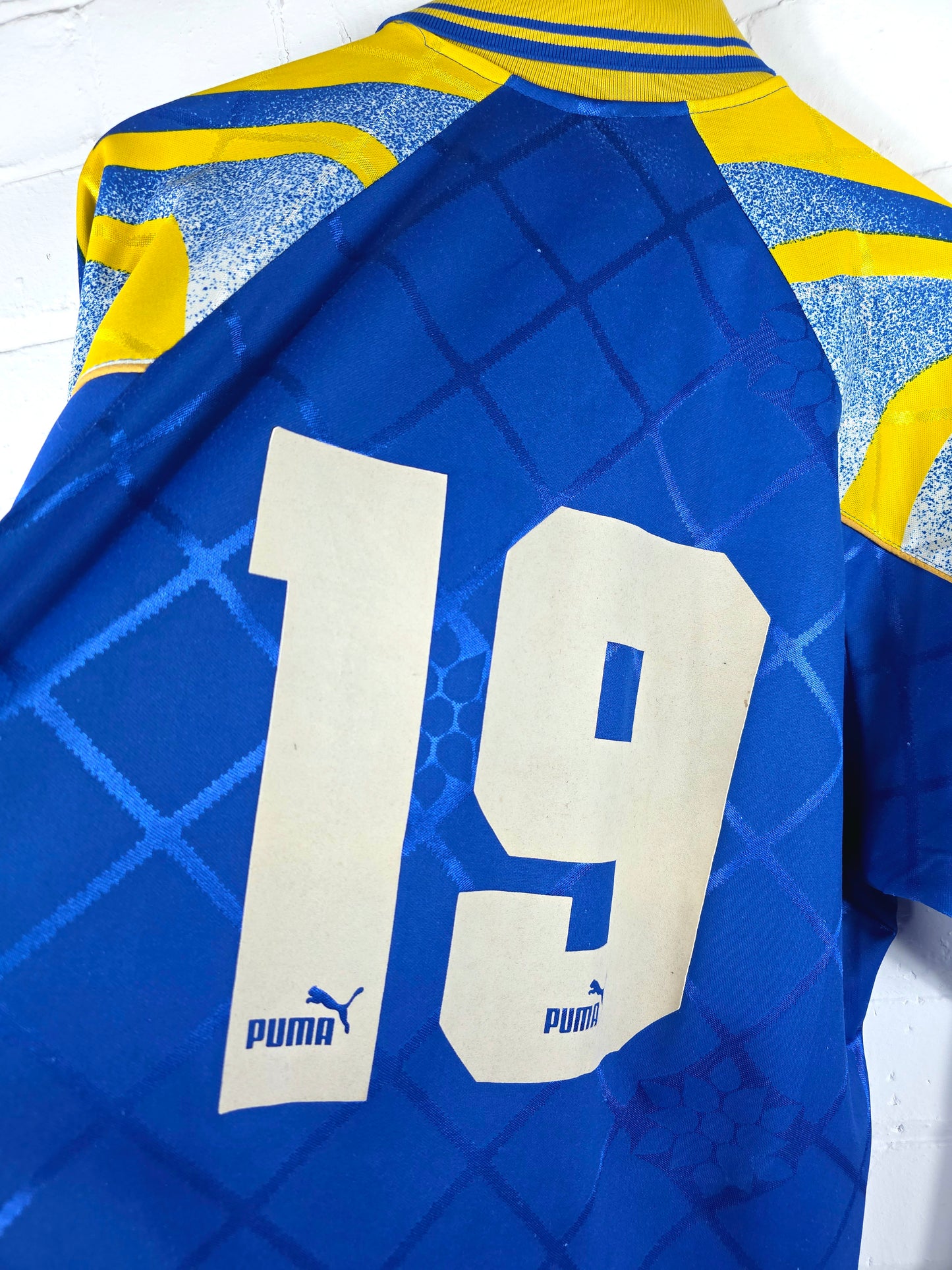 Puma Parma 1995/96 Long Sleeve Player Issue Away Shirt XL