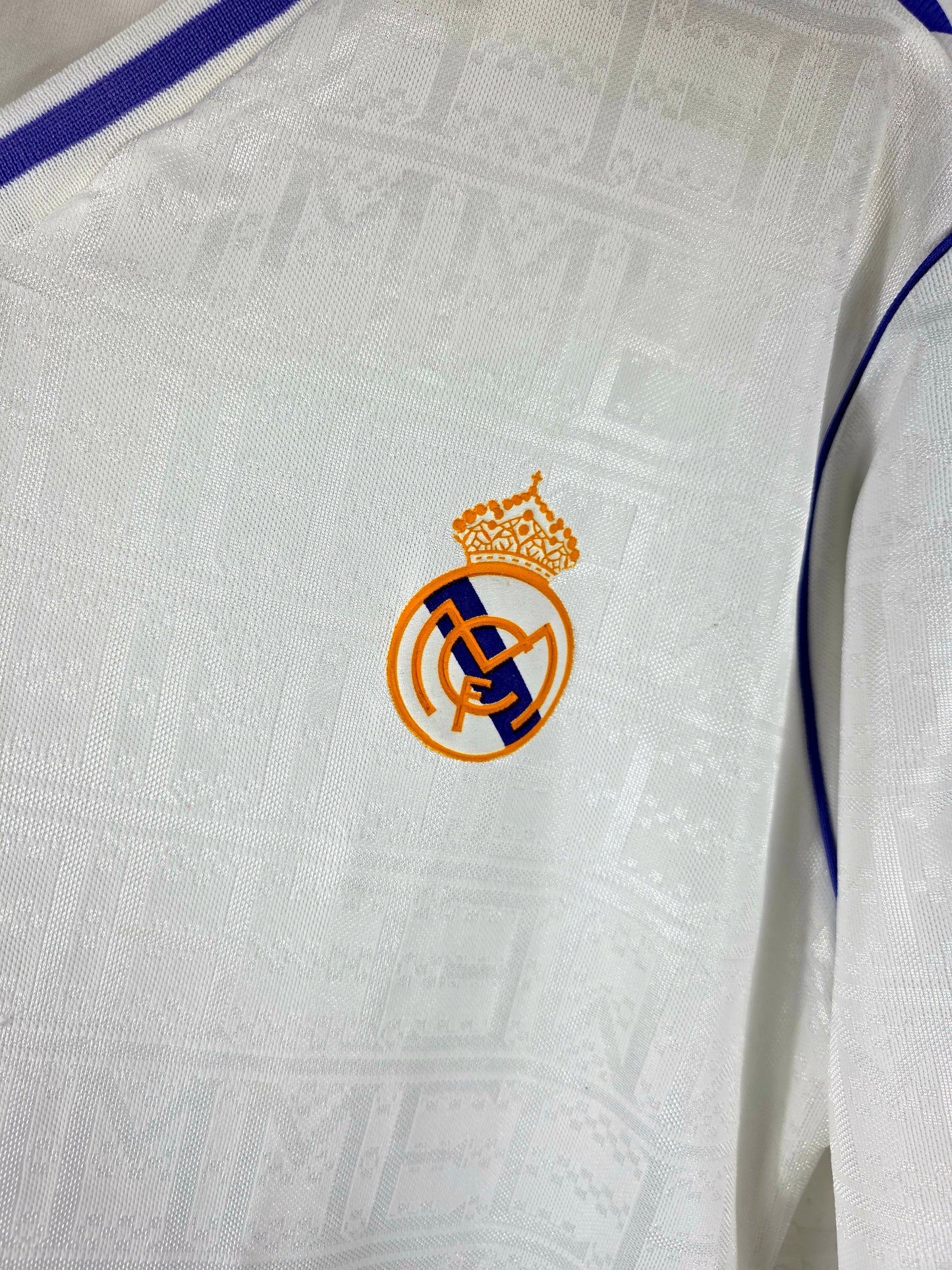 Hummel Real Madrid 1988/90 Long Sleeve Home Shirt XL