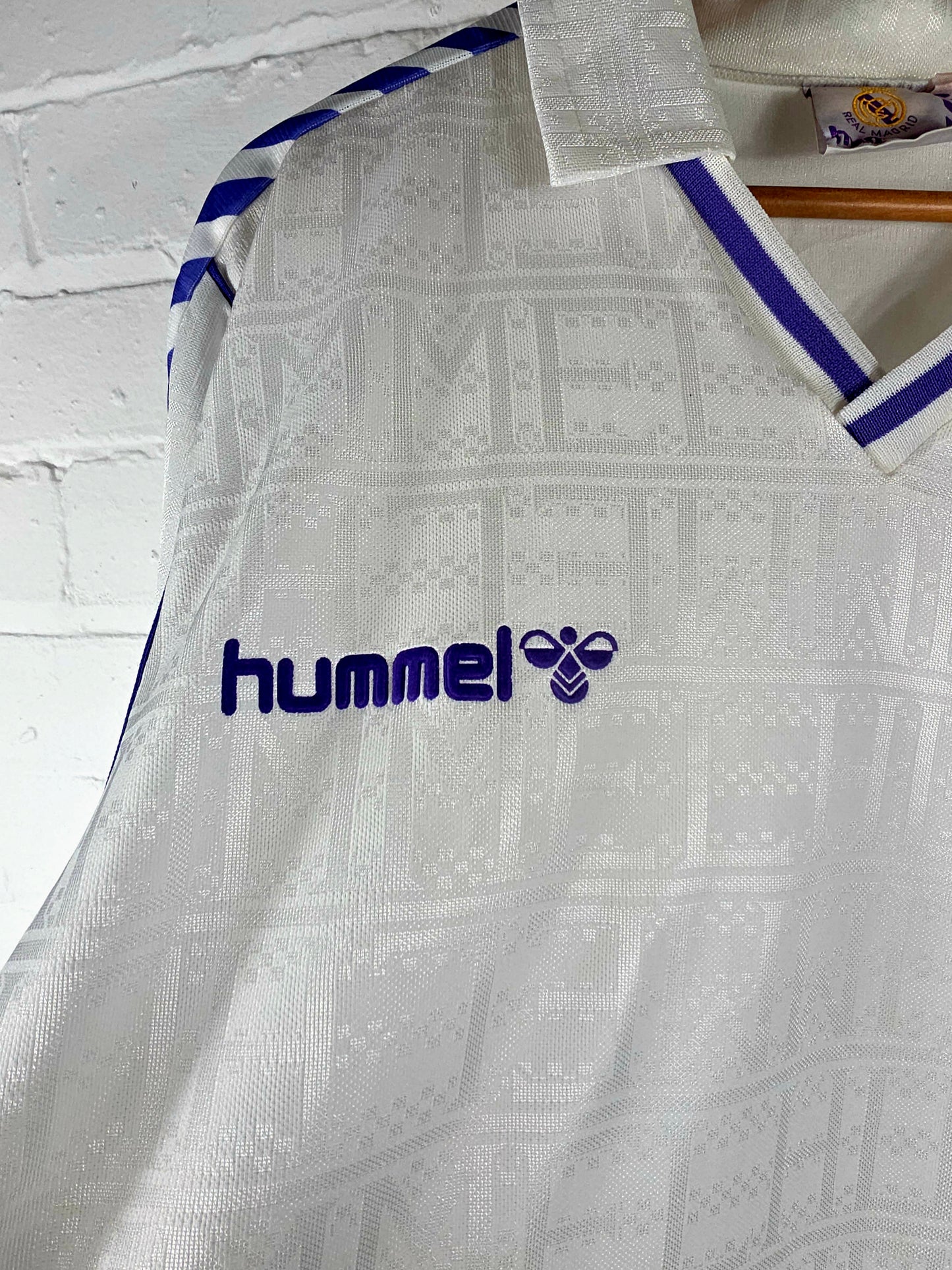 Hummel Real Madrid 1988/90 Long Sleeve Home Shirt XL