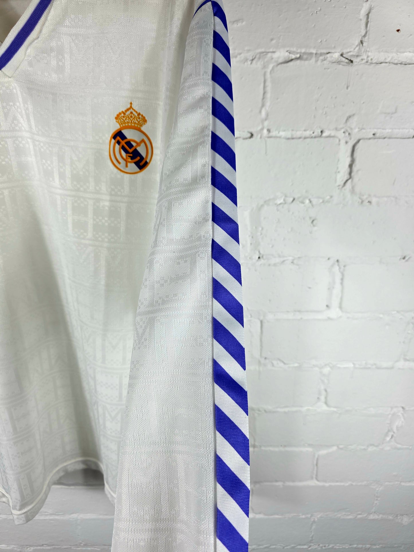 Hummel Real Madrid 1988/90 Long Sleeve Home Shirt XL