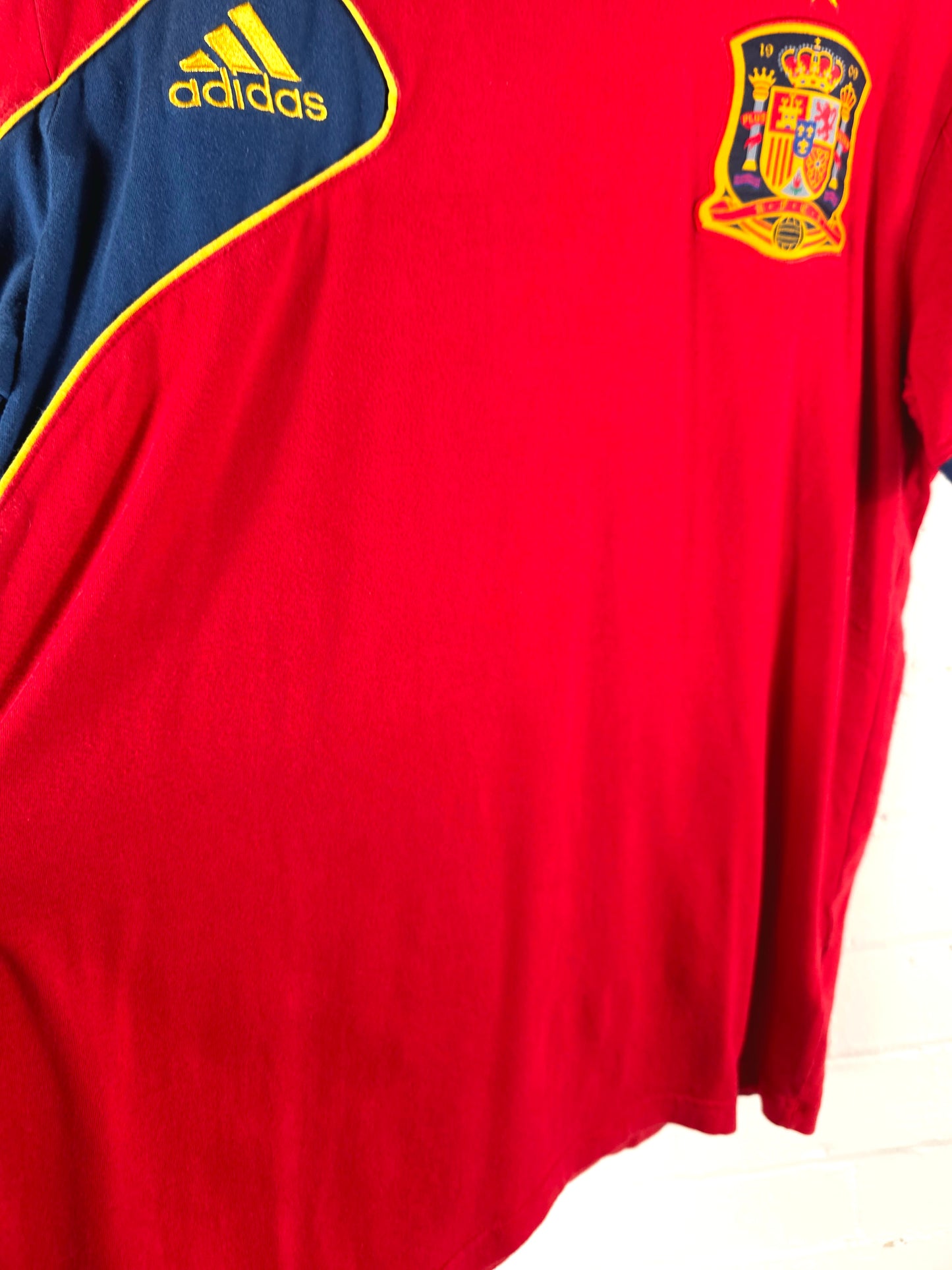 Adidas Spain 2012/13 Cotton T-Shirt Large
