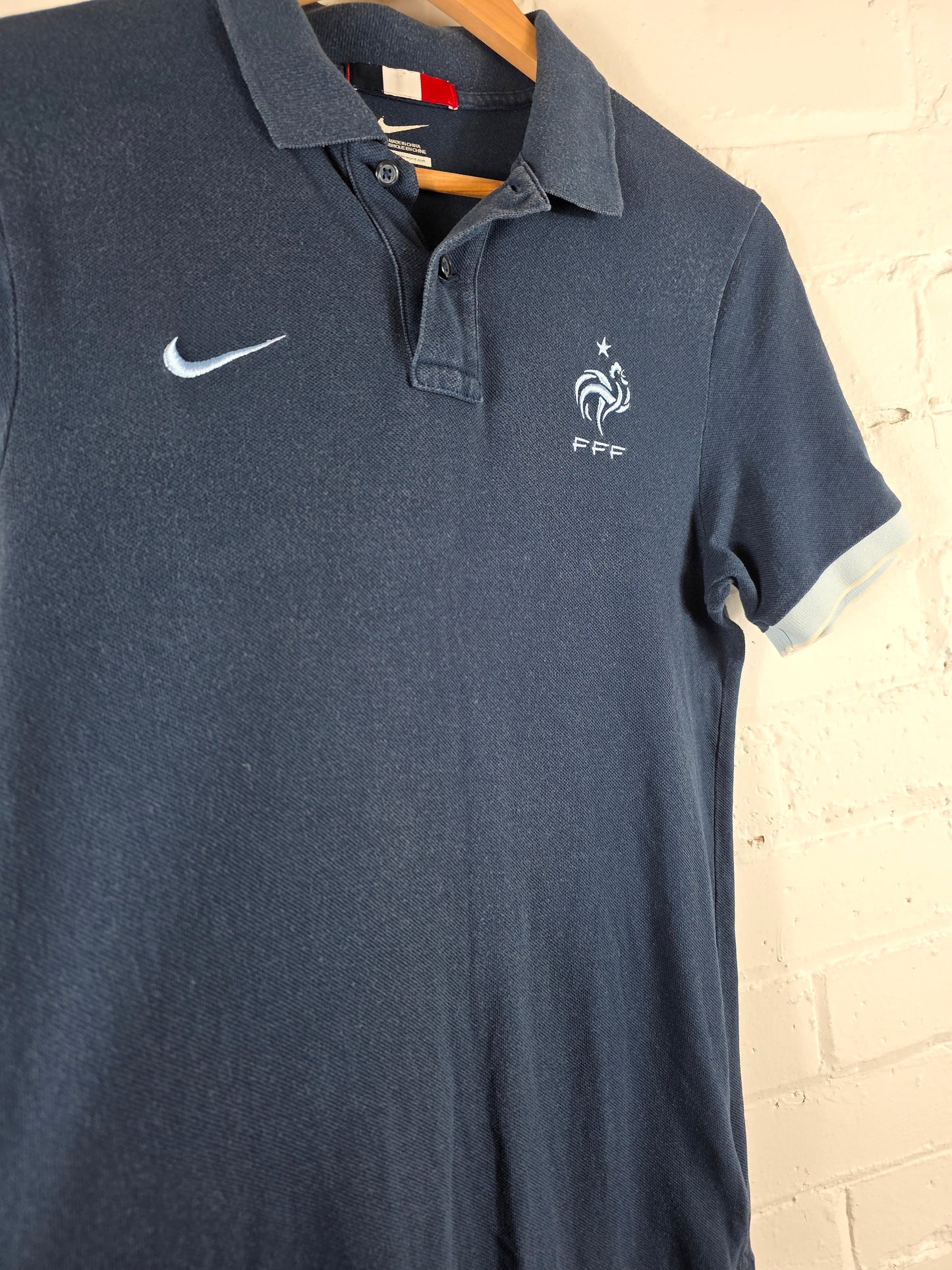 Nike France 2013/14 Polo Shirt Shirt Small