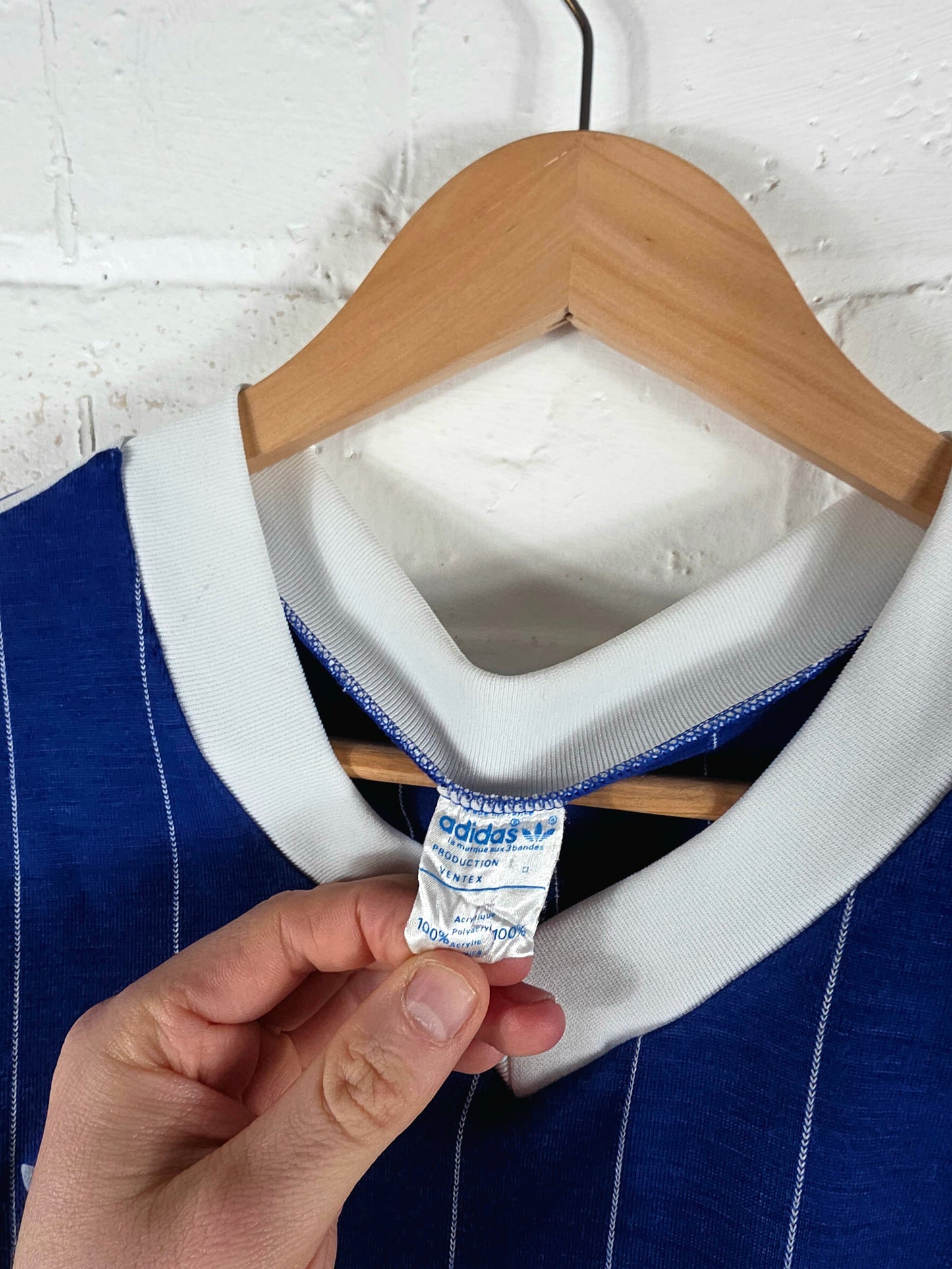 Adidas Ventex 1980s Template Football Shirt Large