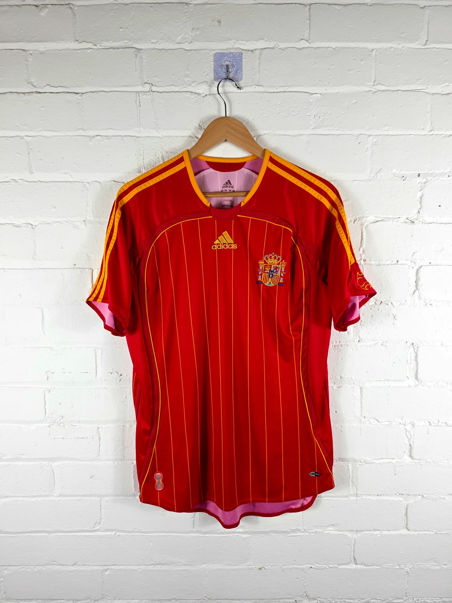 Adidas Spain 2006/08 Home Shirt Medium