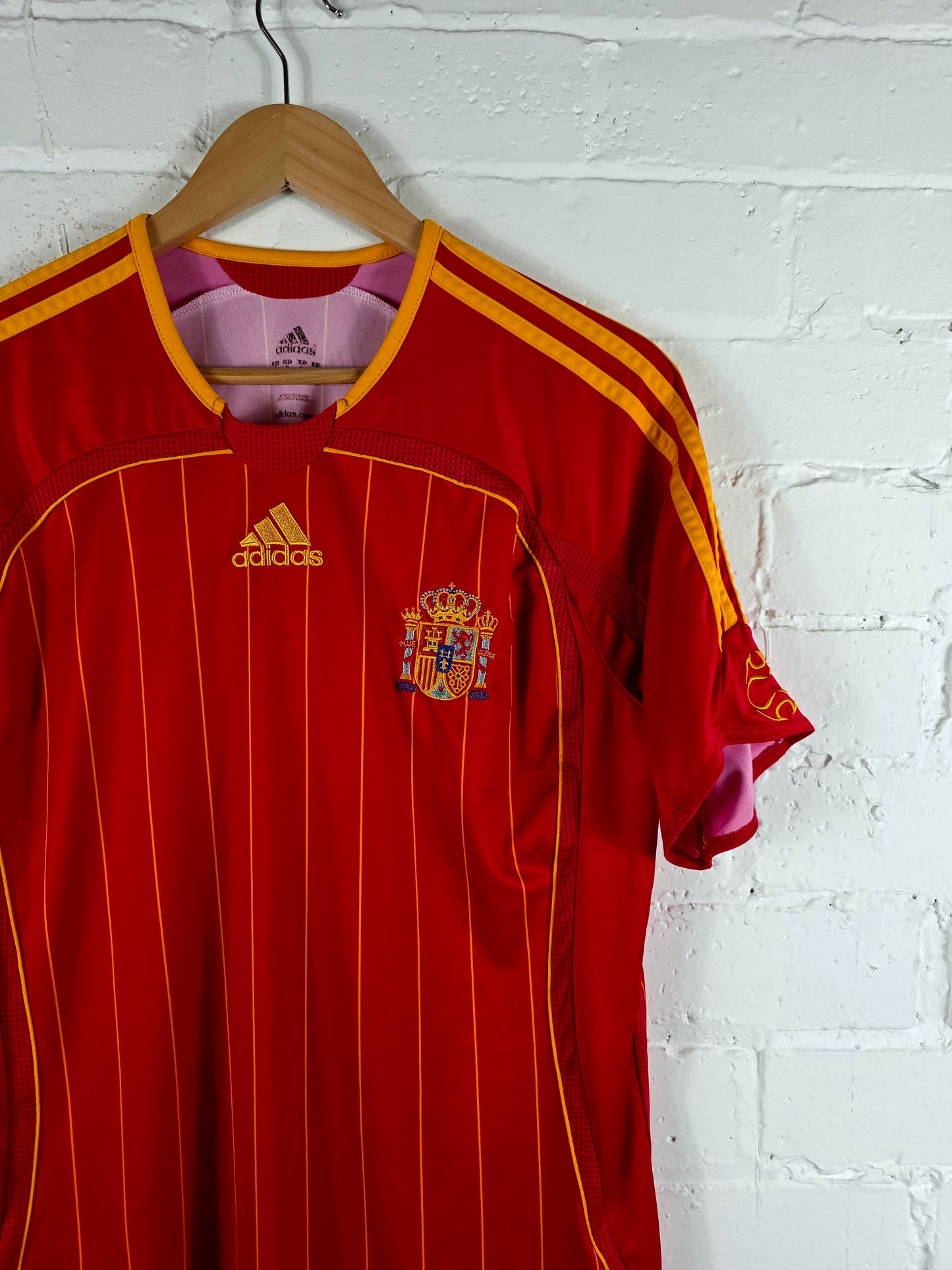 Adidas Spain 2006/08 Home Shirt Medium