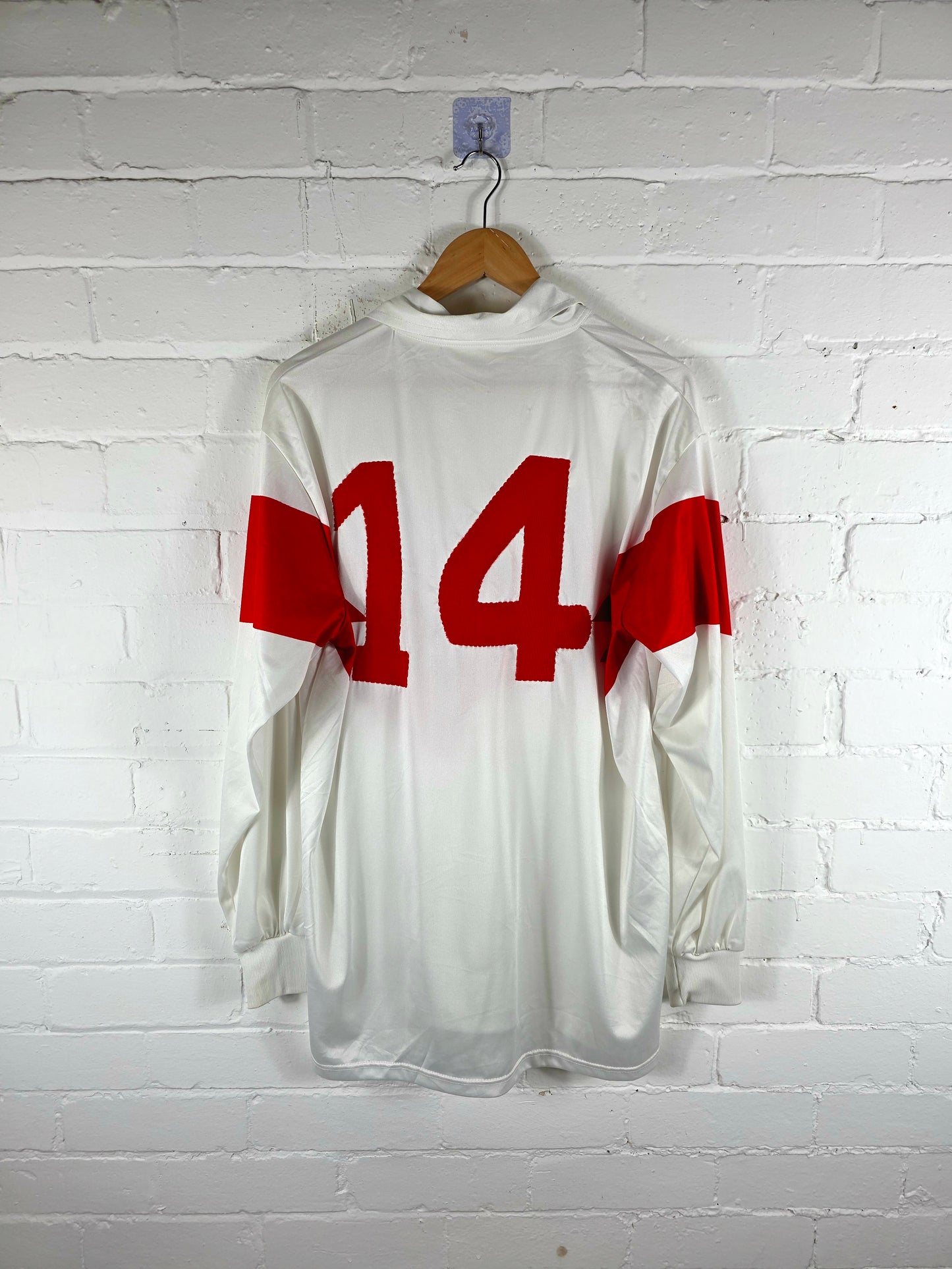 Ennerre 1990s Long Sleeve Vintage Template Football Shirt Large