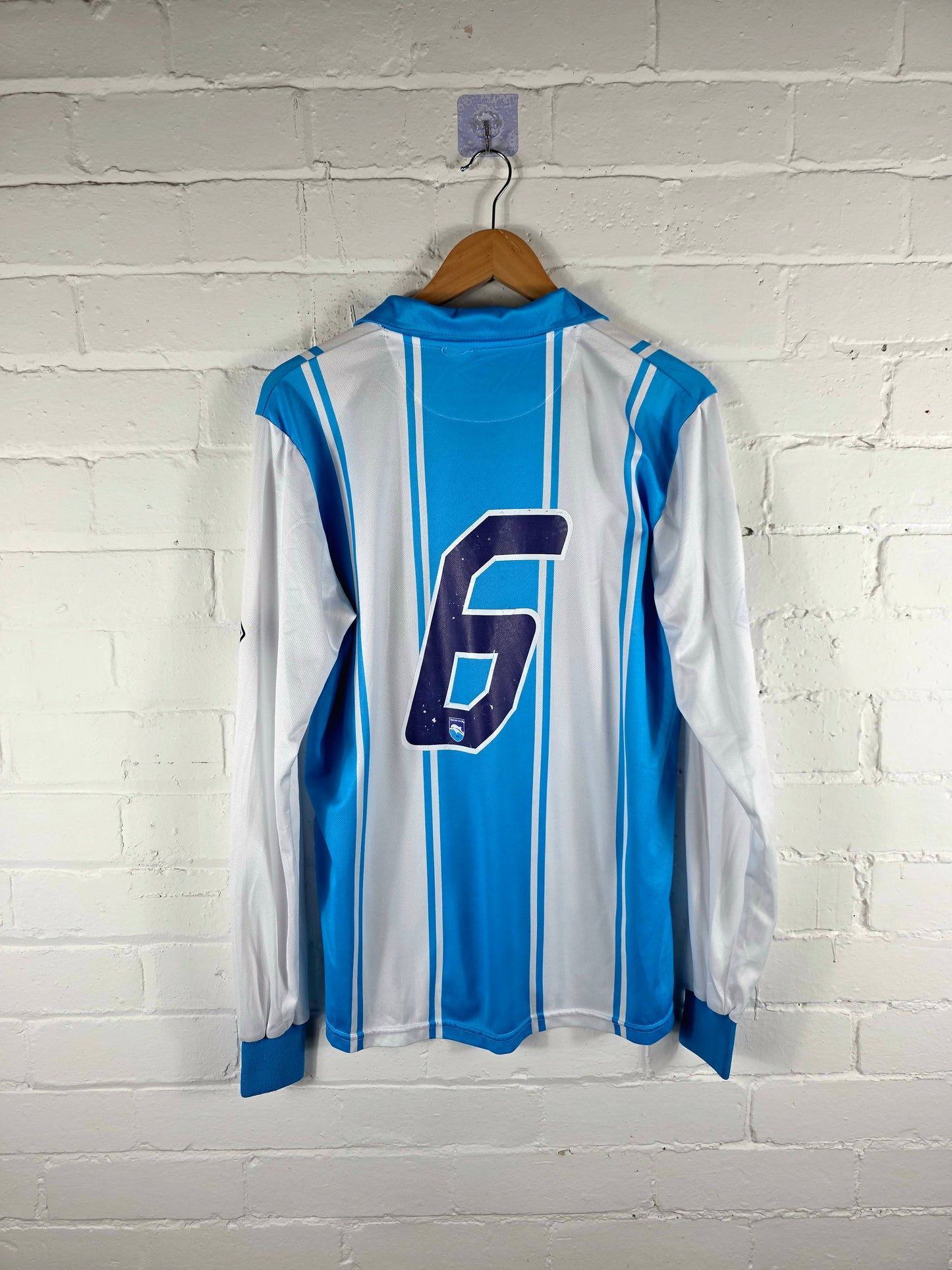 Errea Pescara 2013/14 Long Sleeve Match Issue Primavera Home Shirt XL