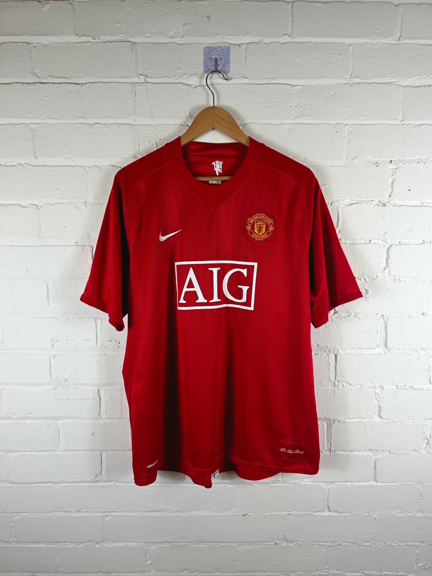 Nike Manchester United 2007/09 Home Shirt XL