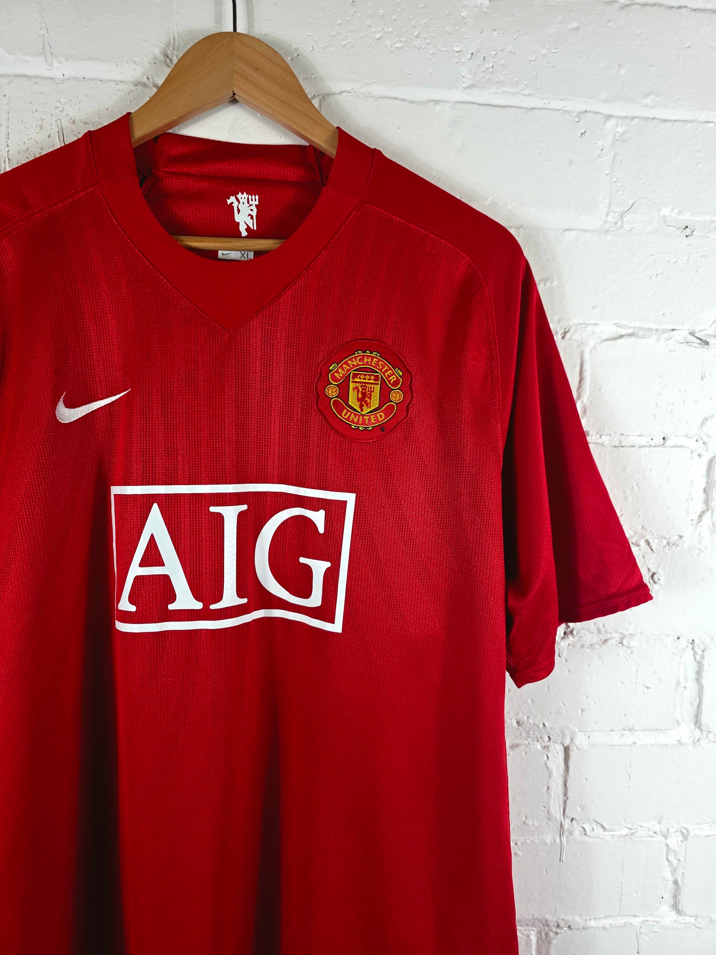 Nike Manchester United 2007/09 Home Shirt XL
