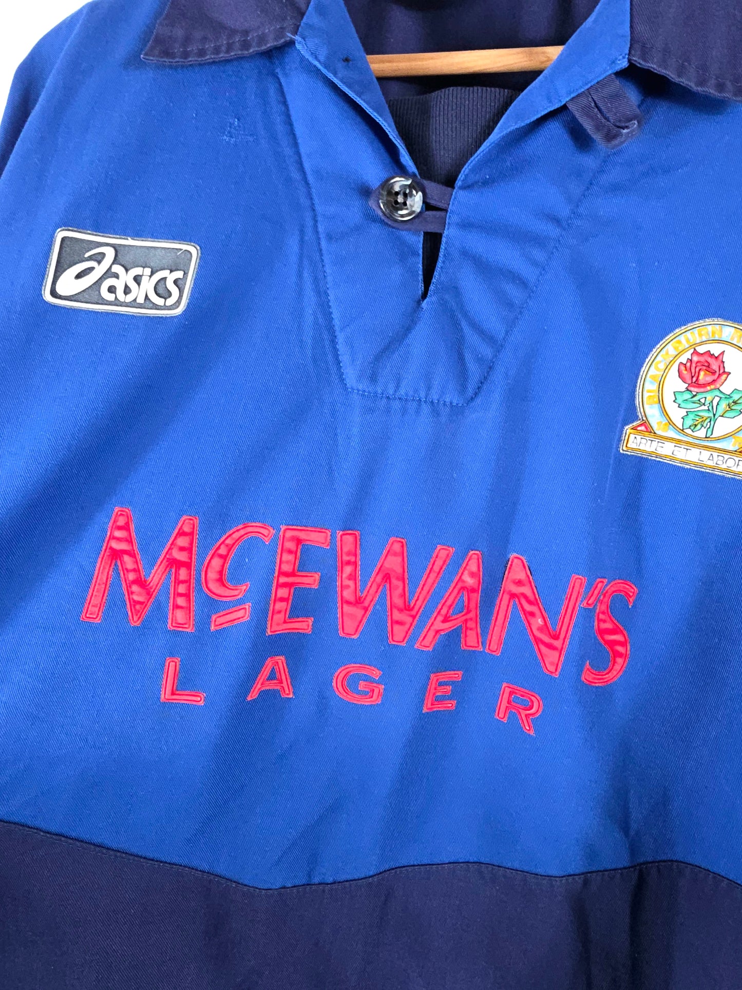 Asics Blackburn Rovers 1992/94 Training Drill Top XL