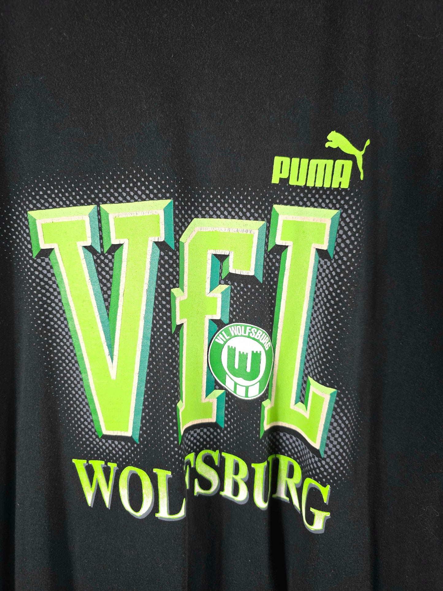 Puma Wolfsburg 1990s Graphic Print T-Shirt Medium