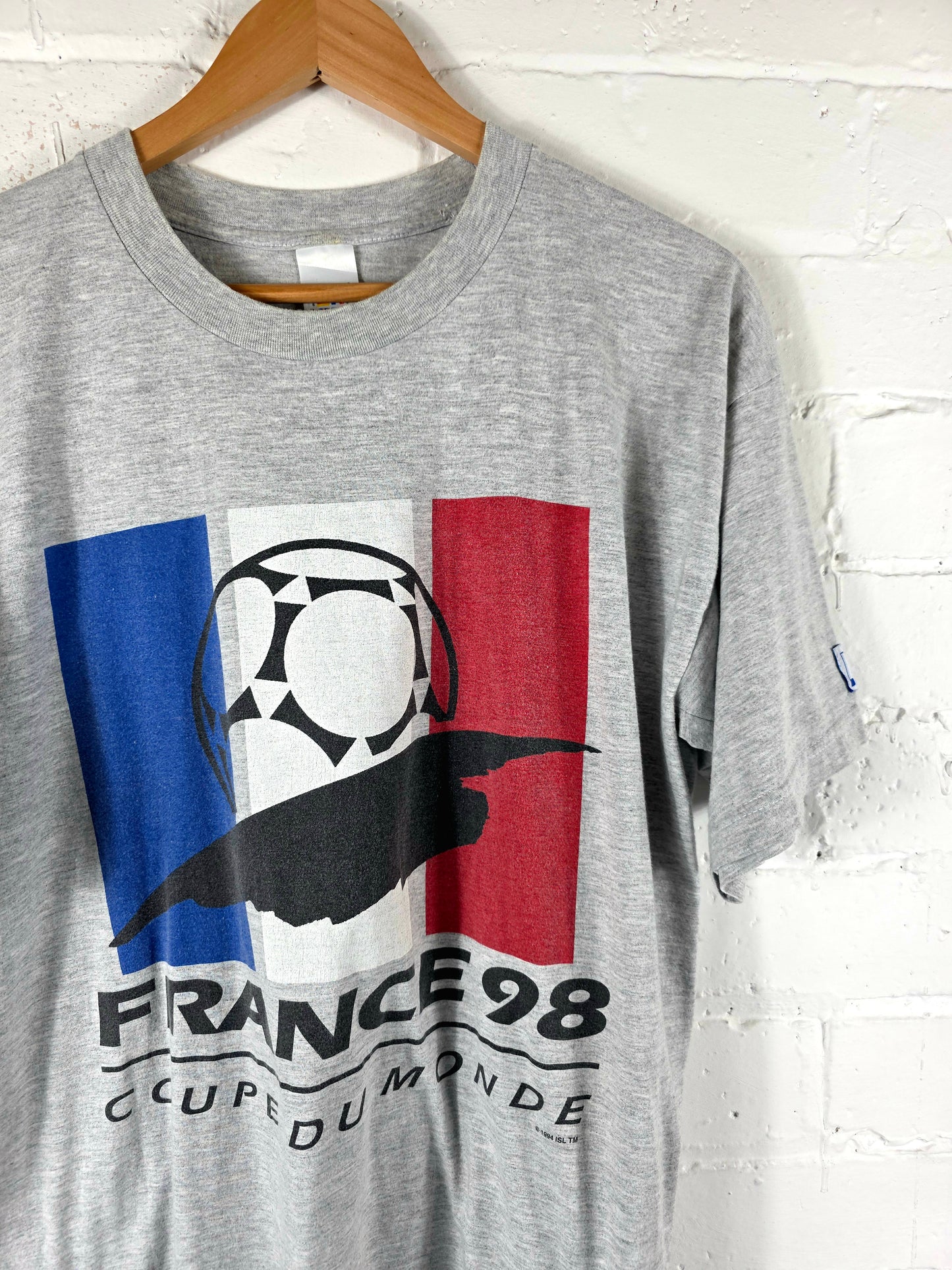 Adidas France 98 Coupe Du Monde Graphic Cotton T-Shirt Small