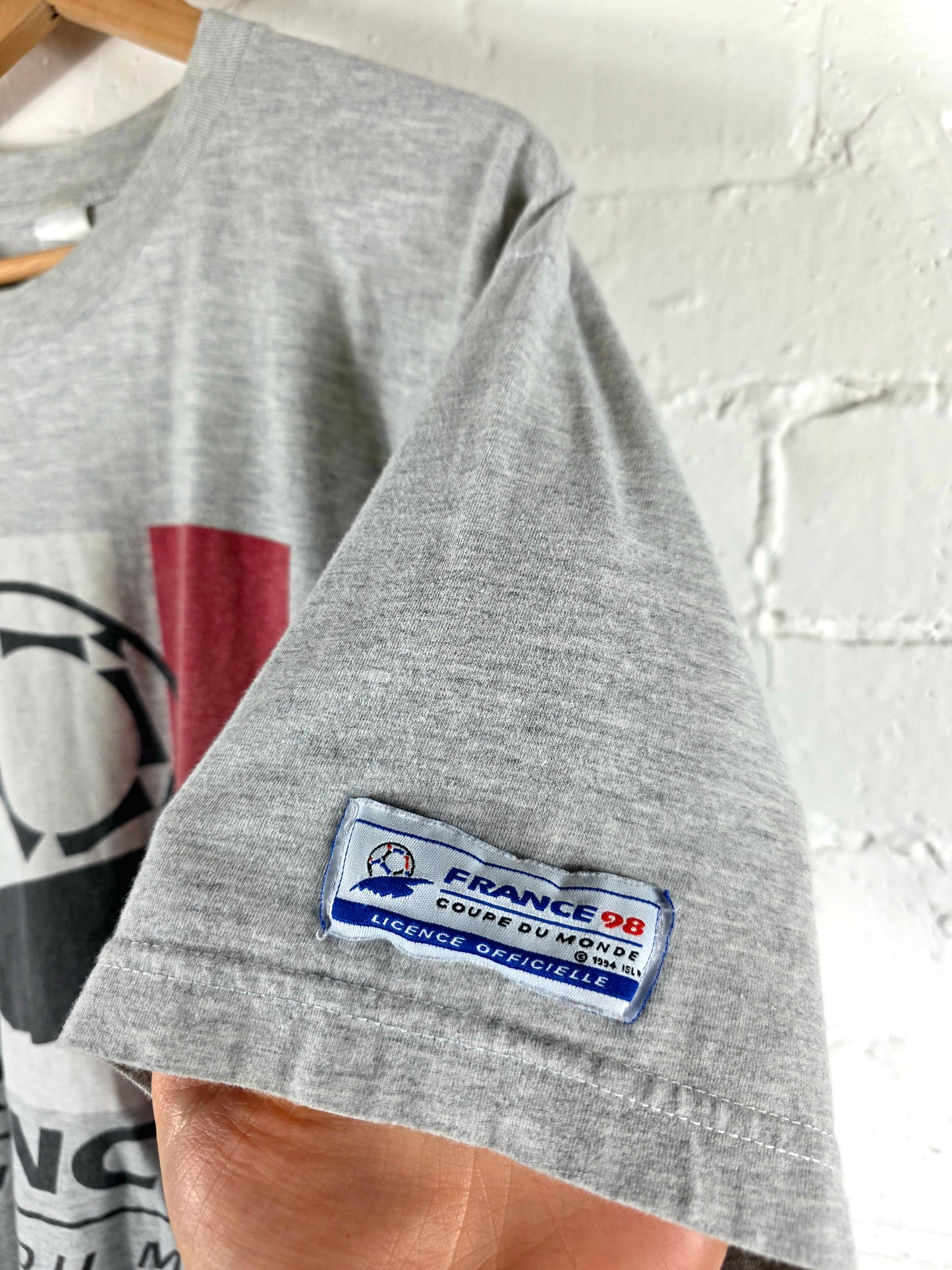 Adidas France 98 Coupe Du Monde Graphic Cotton T-Shirt Small