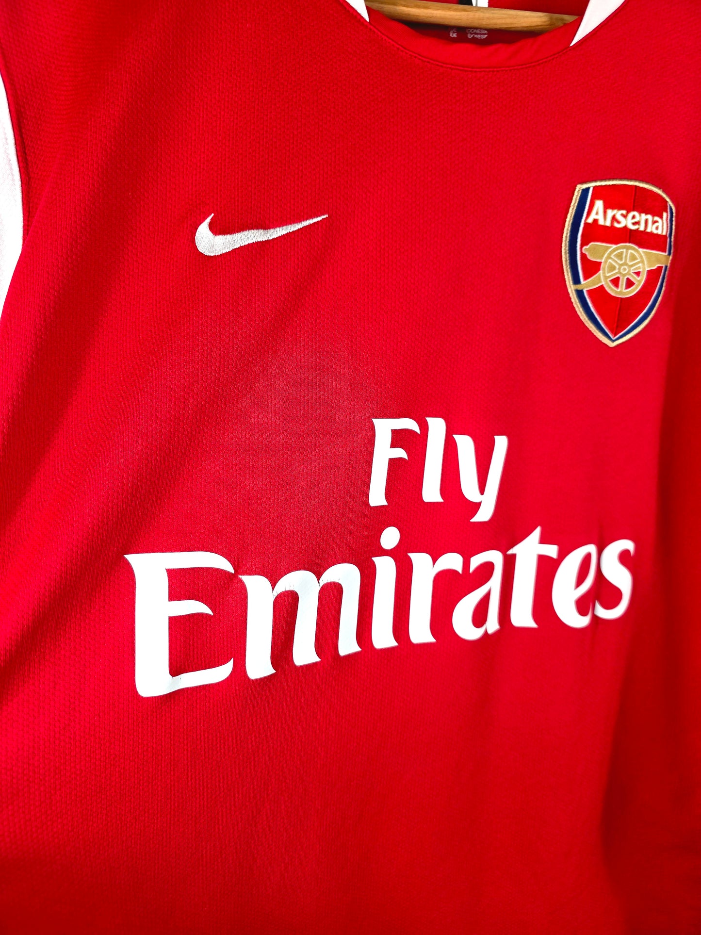 Nike Arsenal 2006/08 Long Sleeve Home Shirt Large