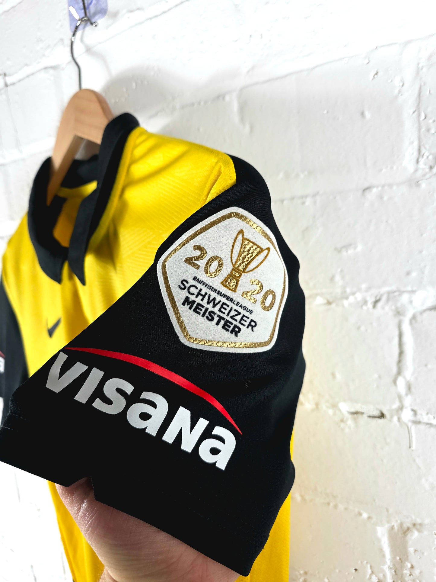 Nike BSC Young Boys 2020/21 'Lustenberger 28' Home Shirt Small