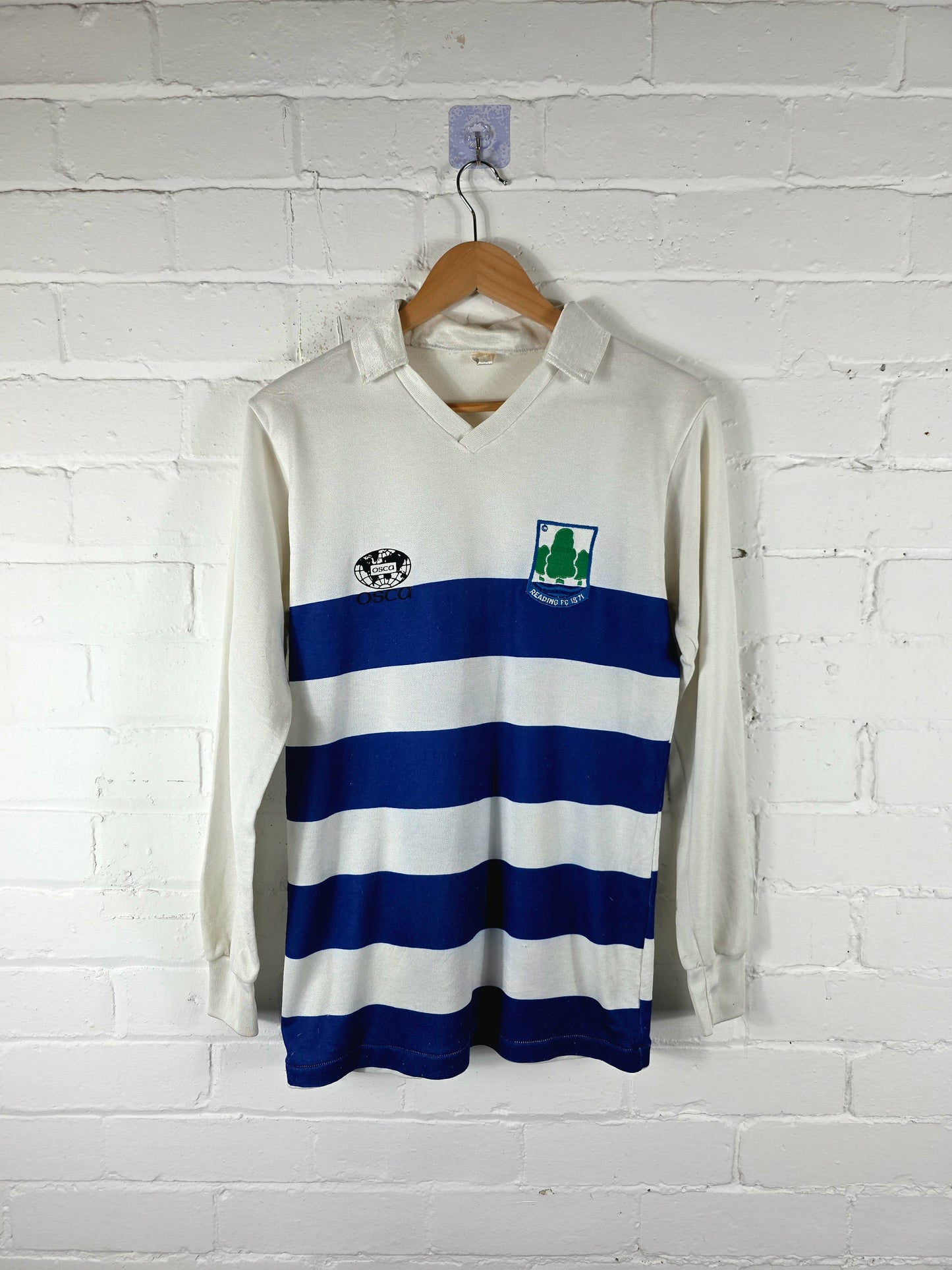 Osca Reading 1981/82 Long Sleeve Home Shirt Medium