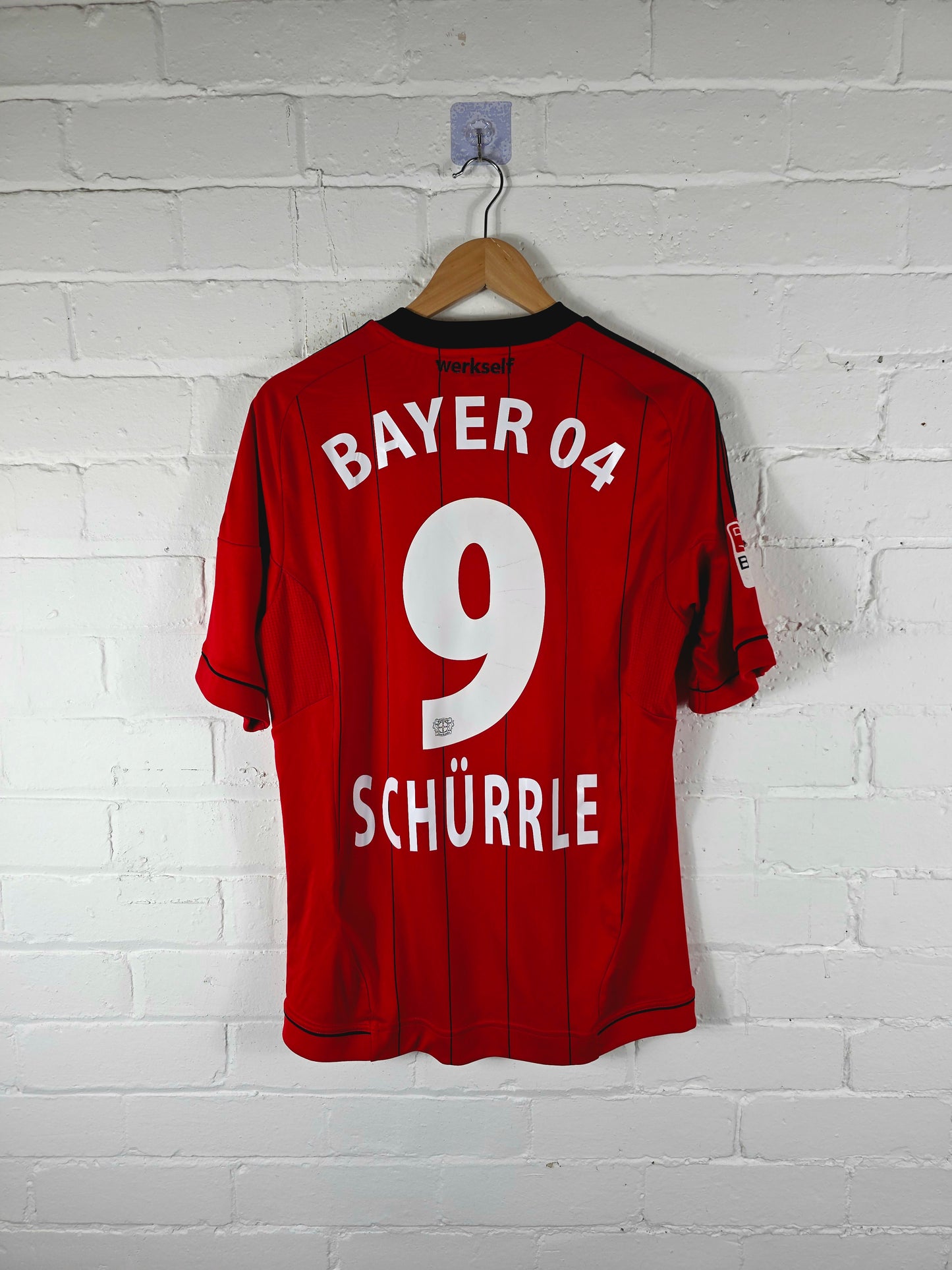 Adidas Bayer Leverkusen 2012/13 'Schurrle 9' Home Shirt Medium
