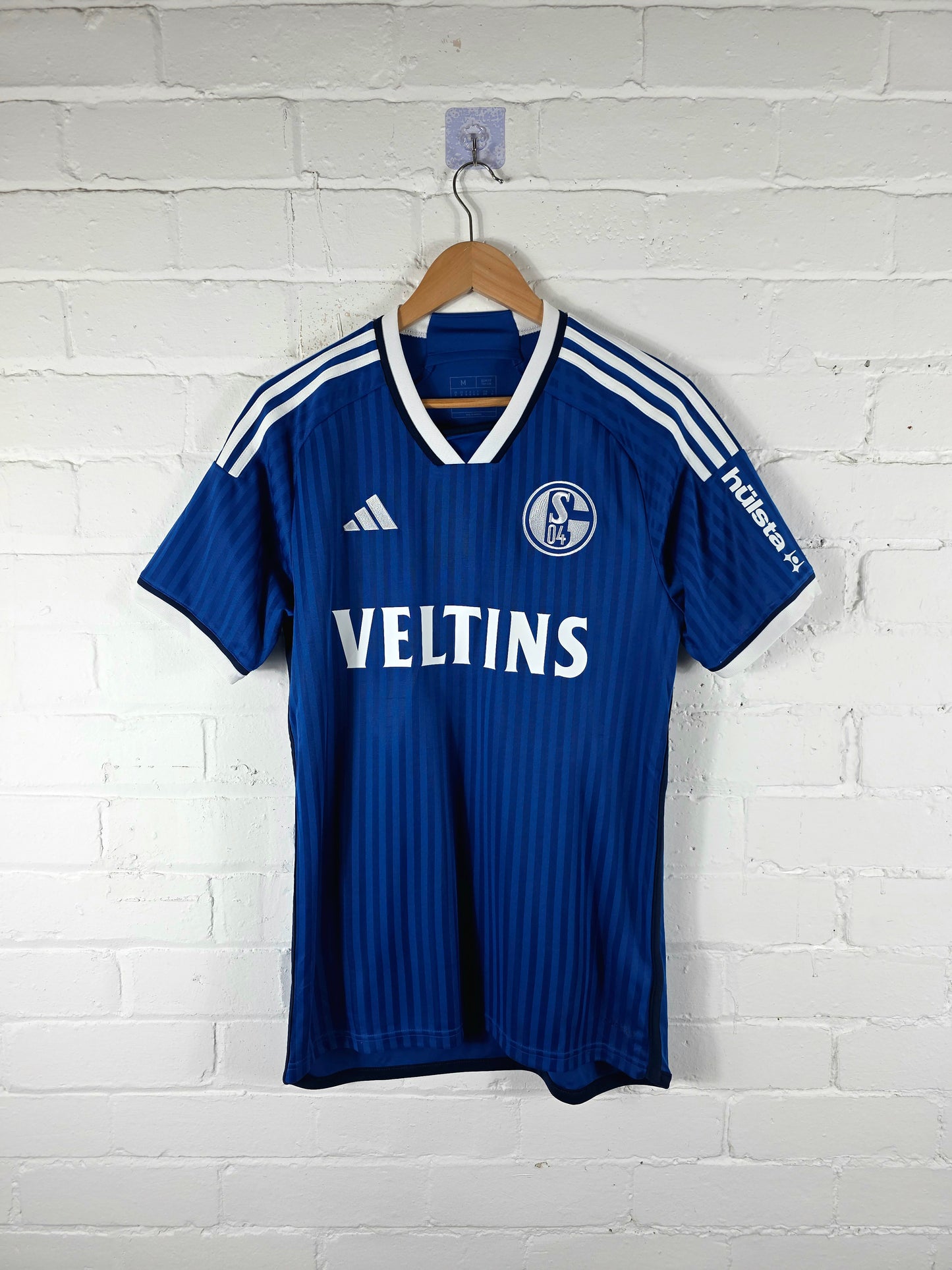 Adidas Schalke 04 2023/24 'Ouédraogo 43' Home Shirt Medium
