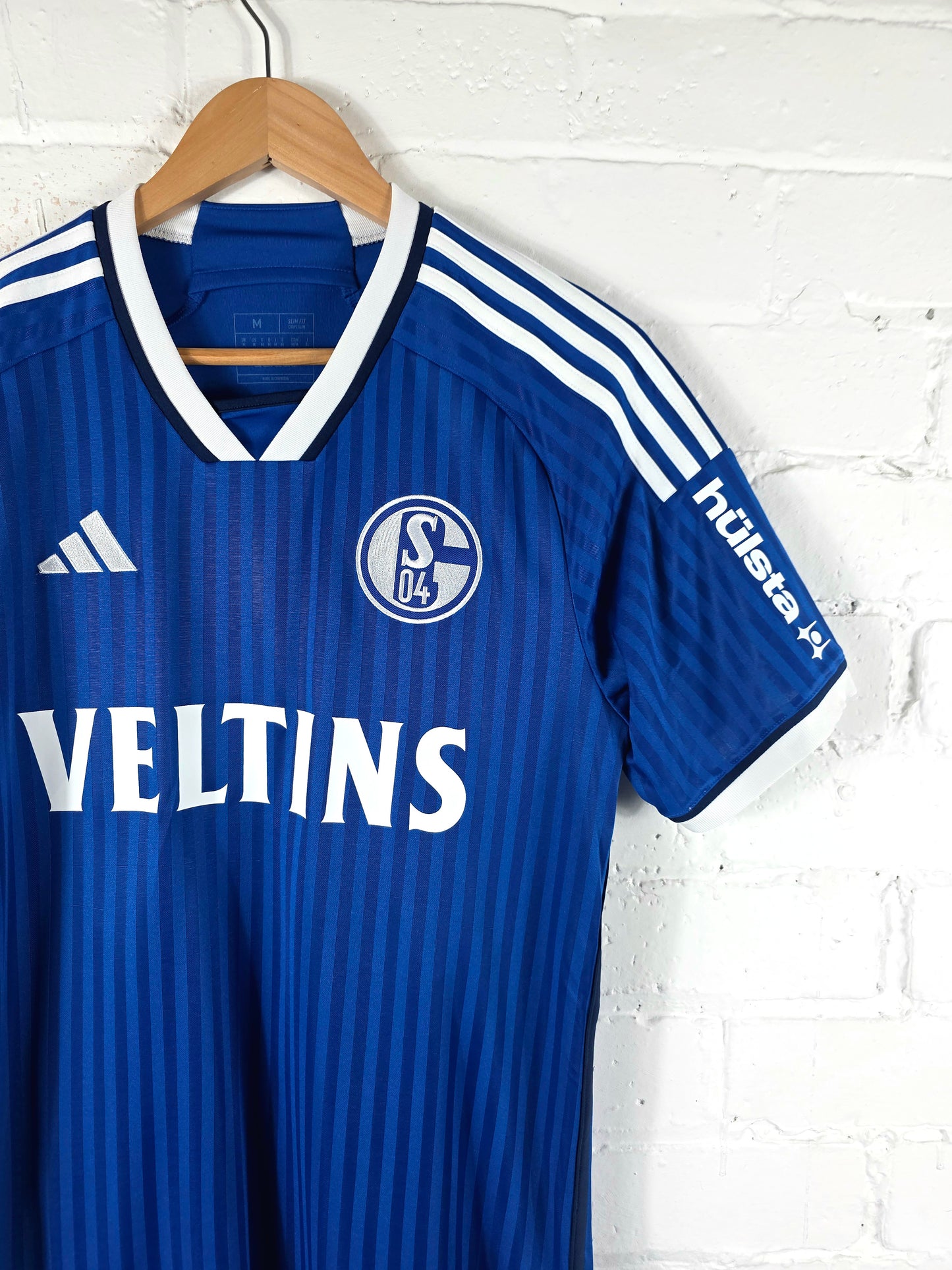 Adidas Schalke 04 2023/24 'Ouédraogo 43' Home Shirt Medium