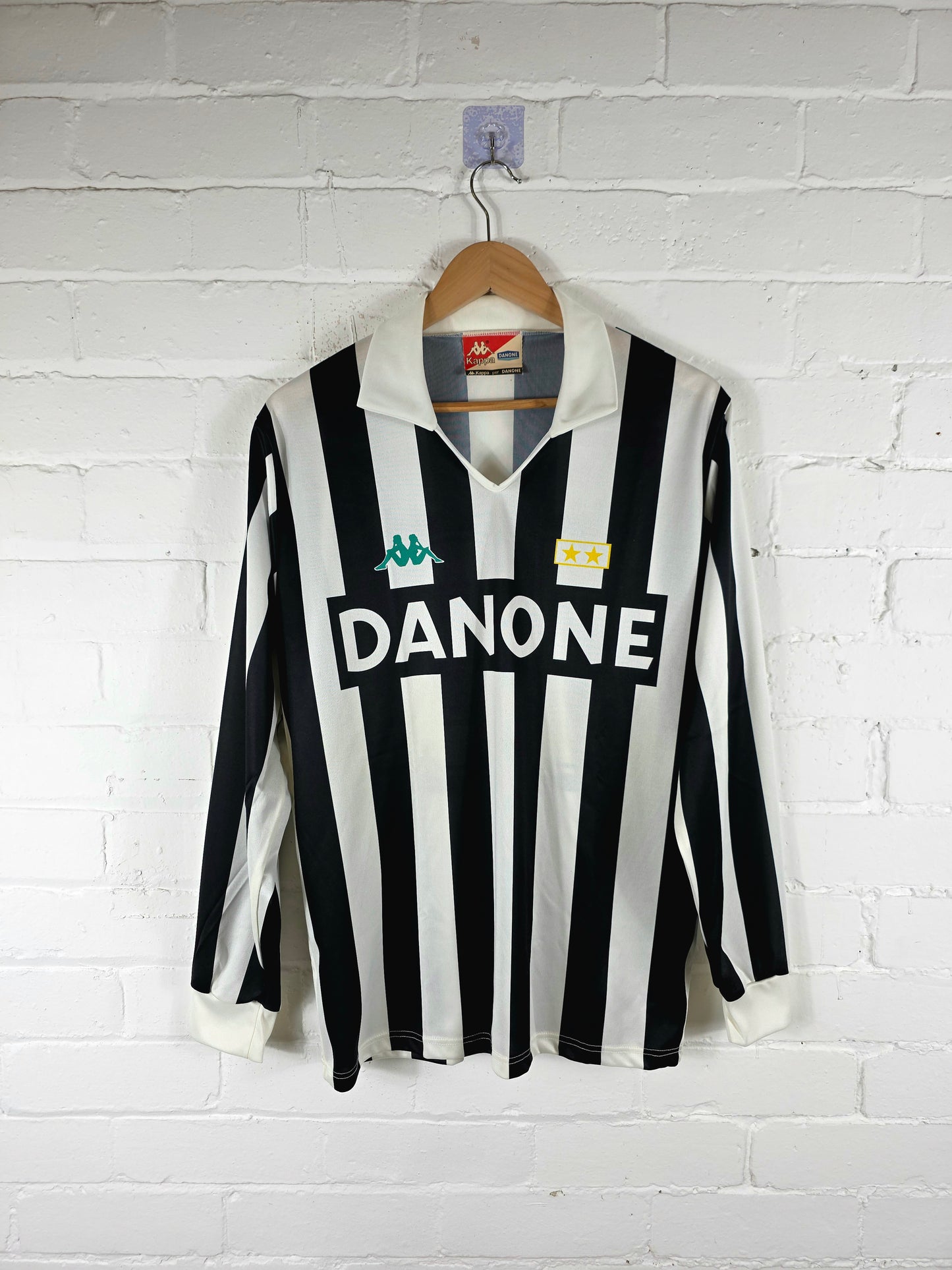 Kappa Juventus 1992/94 '10 (Baggio)' Long Sleeve Home Shirt Large