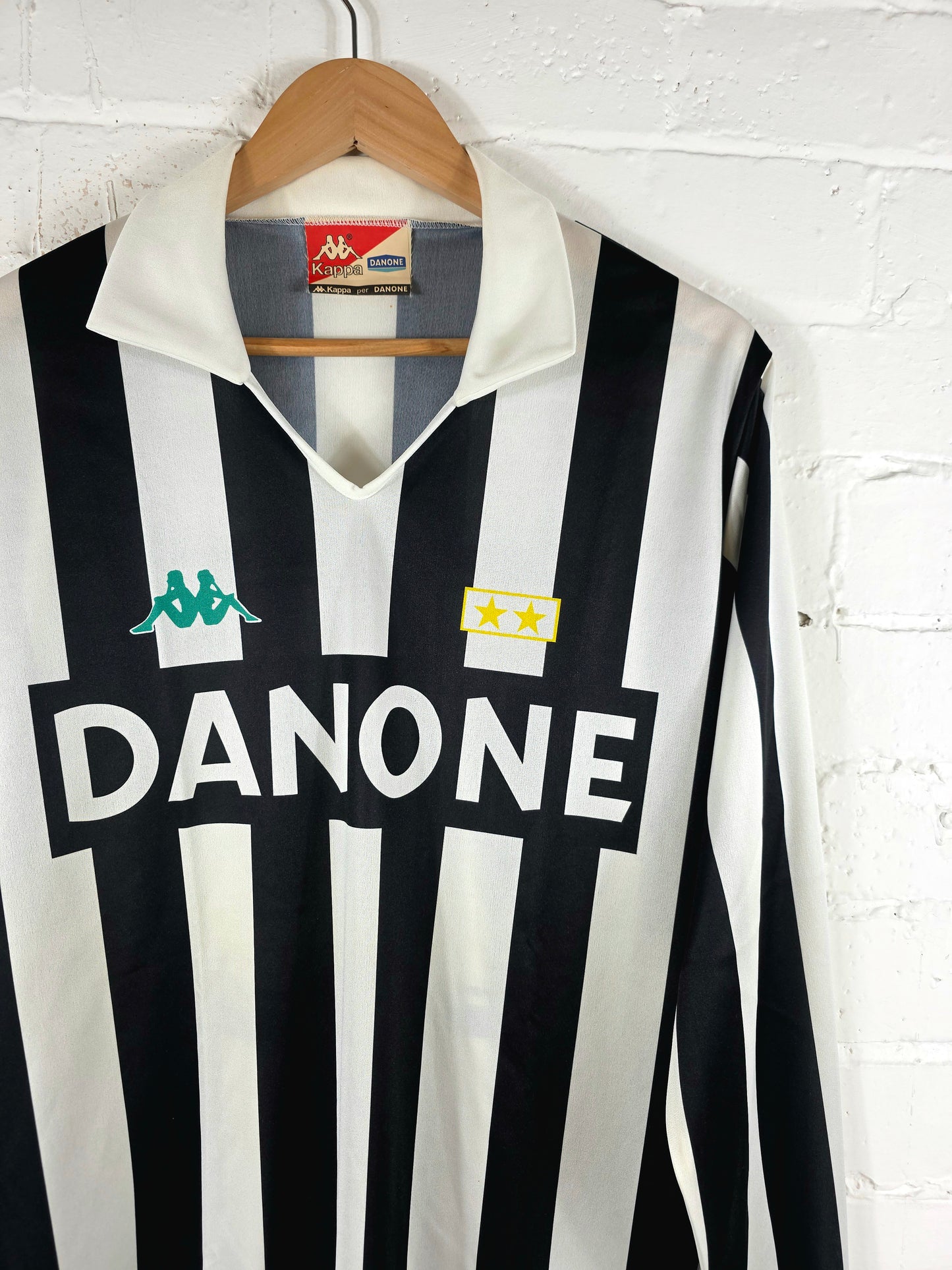 Kappa Juventus 1992/94 '10 (Baggio)' Long Sleeve Home Shirt Large