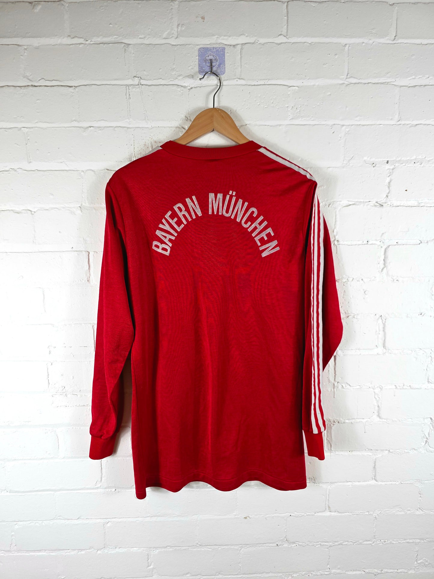 Adidas Bayern Munich 1989/91 Long Sleeve Home Shirt Large