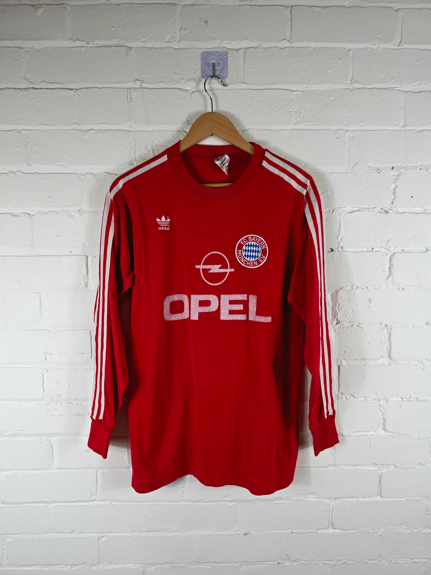 Adidas Bayern Munich 1989/91 Long Sleeve Home Shirt Medium