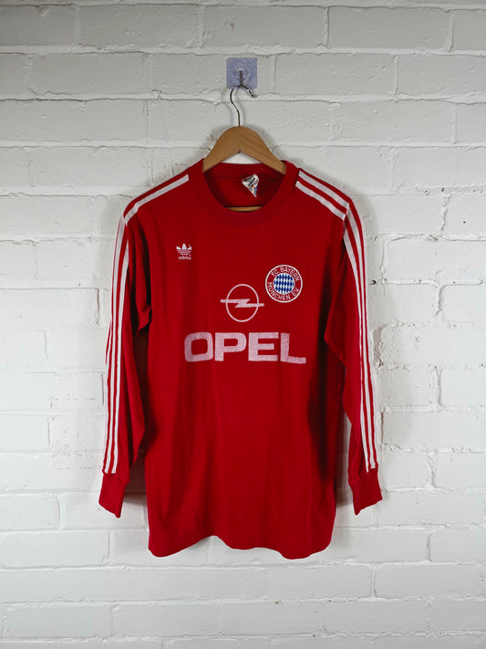 Adidas Bayern Munich 1989/91 Long Sleeve Home Shirt Medium