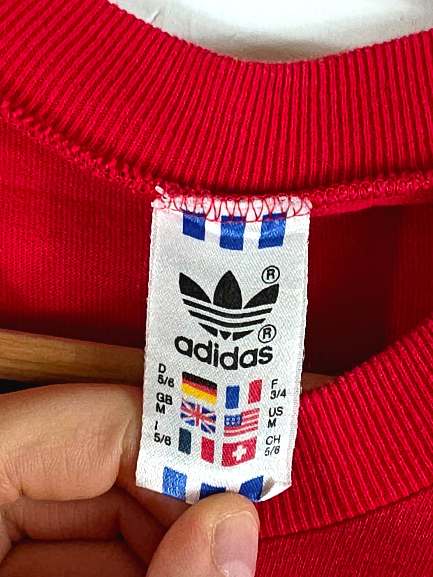 Adidas Bayern Munich 1989/91 Long Sleeve Home Shirt Medium