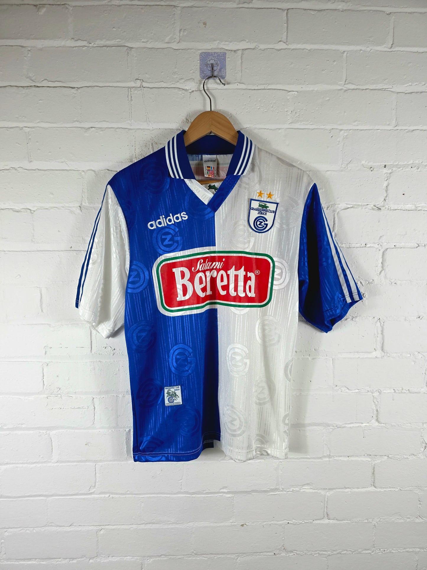 Adidas Grasshoppers 1996/97 Home Shirt Small