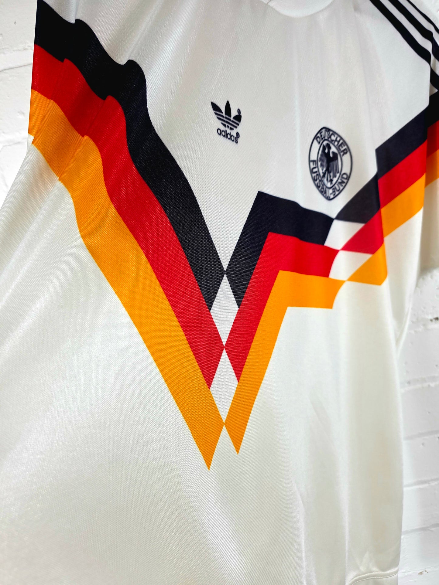 Adidas Germany 1988/91 Home Shirt Large