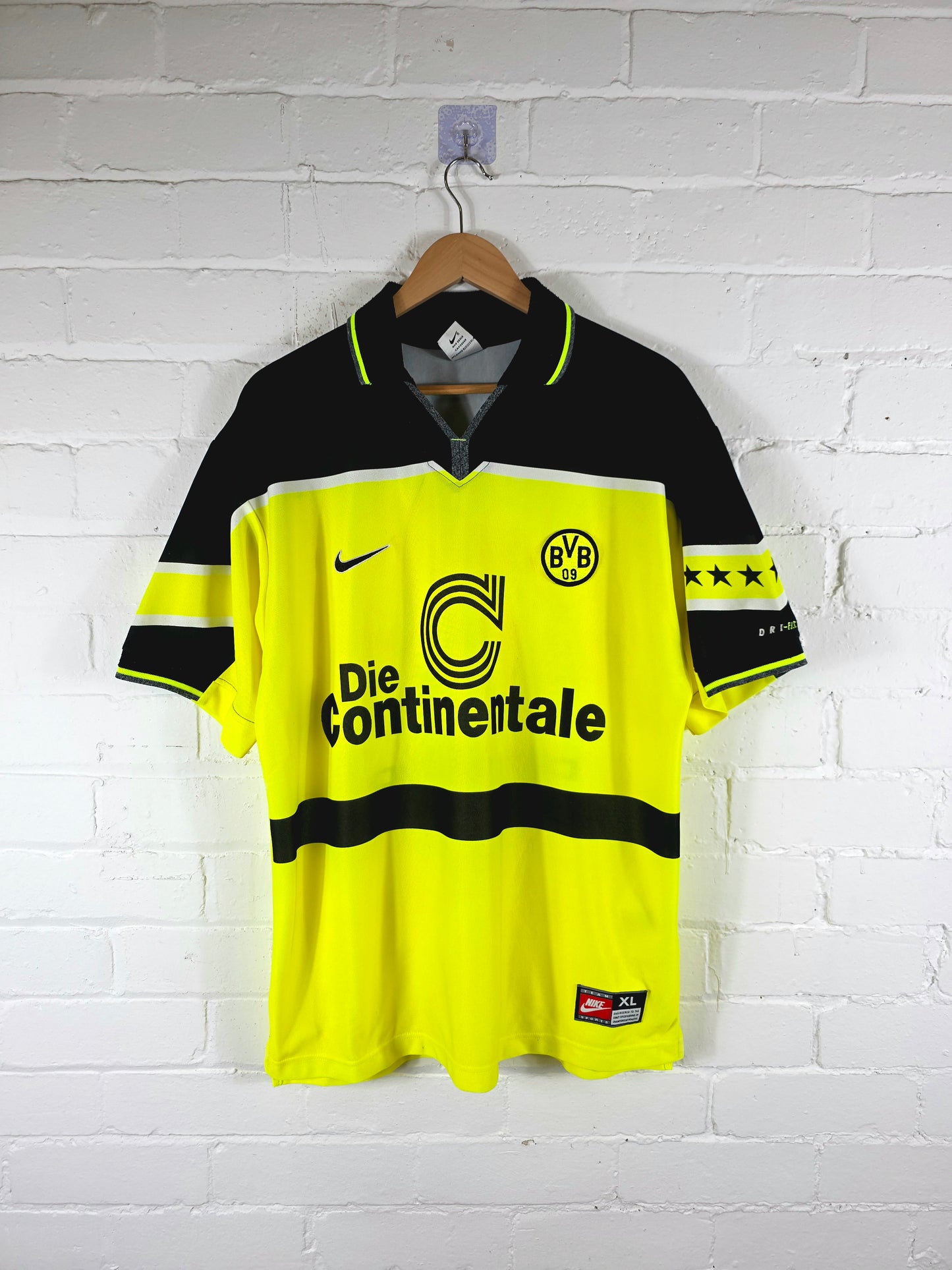 Nike Borussia Dortmund 1997/98 Home Shirt XL