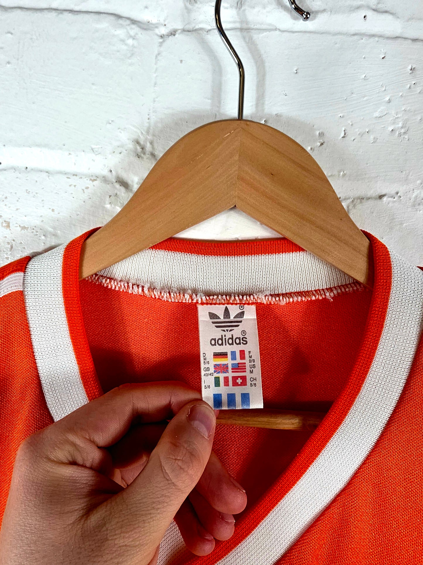 Adidas Holland 1985/88 Home Shirt Medium