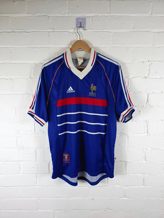 Adidas France 1998/00 Home Shirt Medium