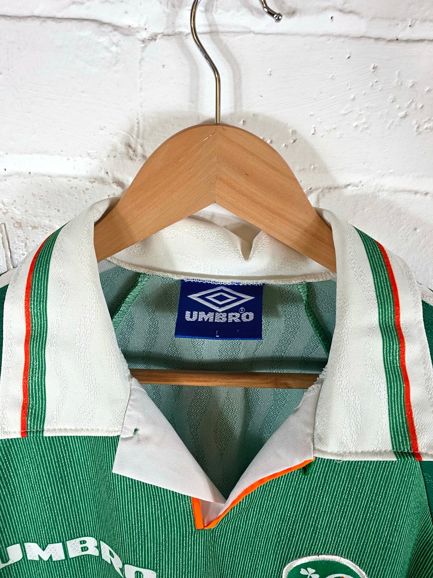 Umbro Republic of Ireland 1996/98 Home Shirt Large
