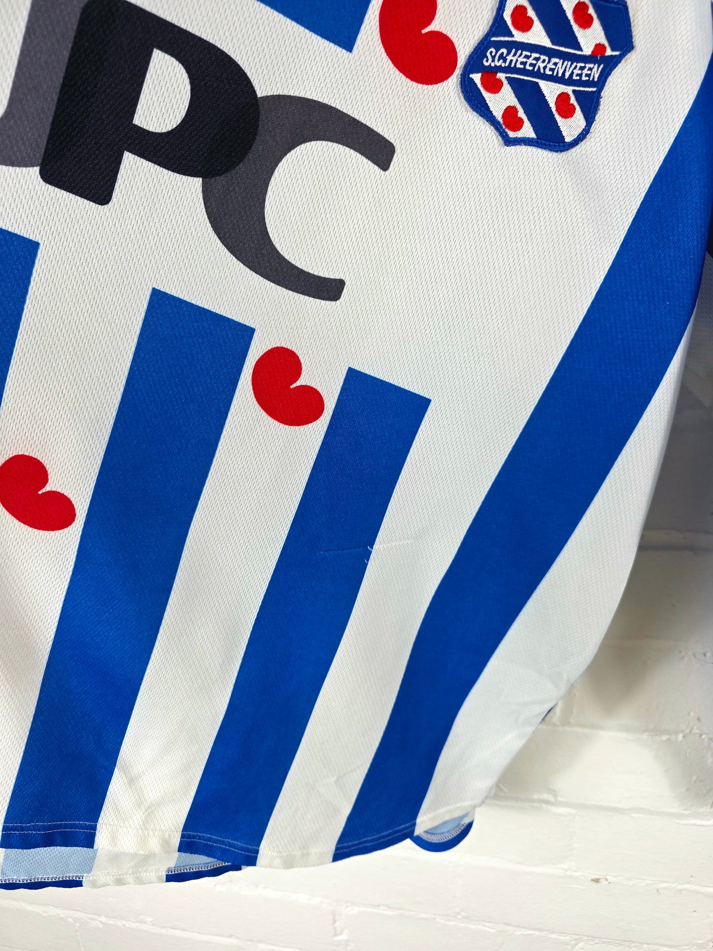 Fila Heerenveen 1999/00 Long Sleeve Match Issue Home Shirt XXL