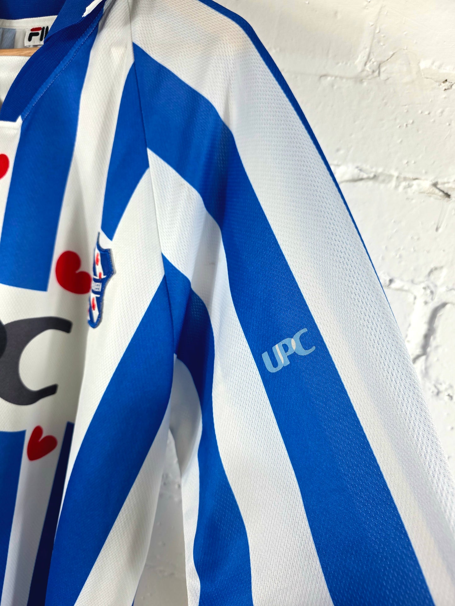 Fila Heerenveen 1999/00 Long Sleeve Match Issue Home Shirt XXL