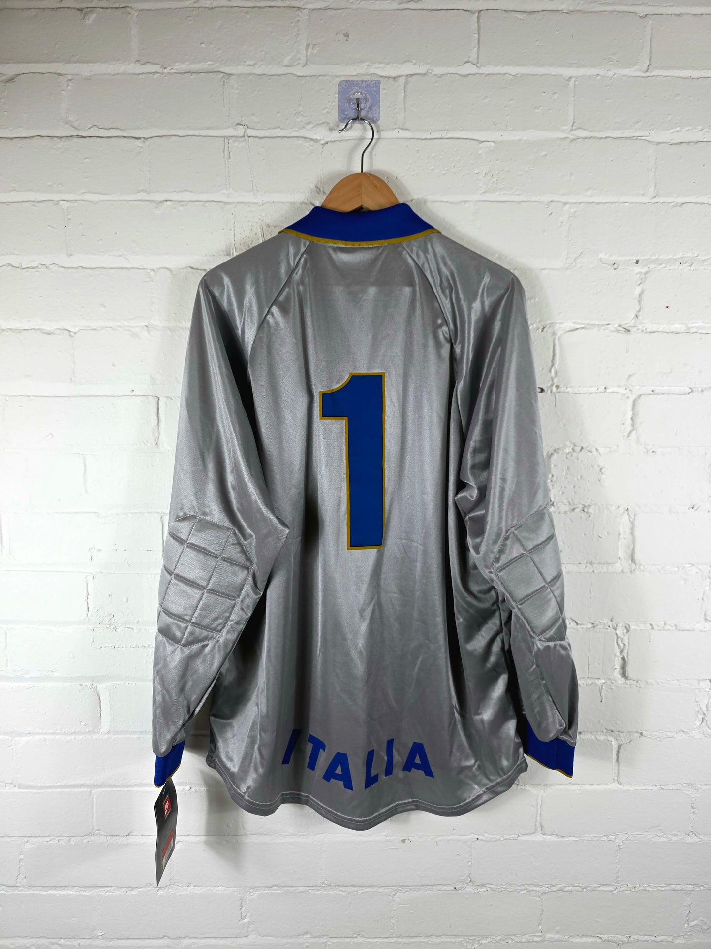 Nike Italy 1996/97 '1 (Peruzzi)' Long Sleeve Player Issue Deadstock Goalkeeper Shirt Large
