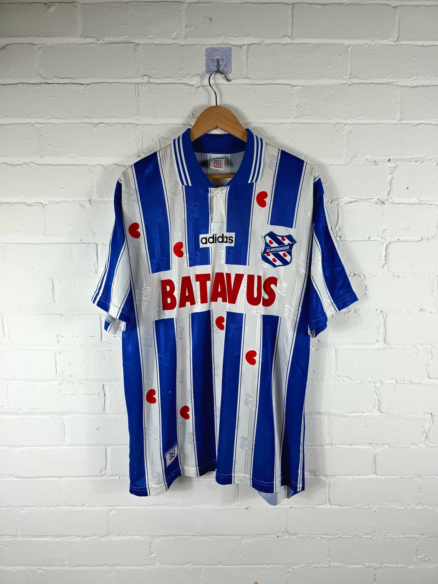 Adidas Heerenveen 1996/97 Match Issue Home Shirt XXL