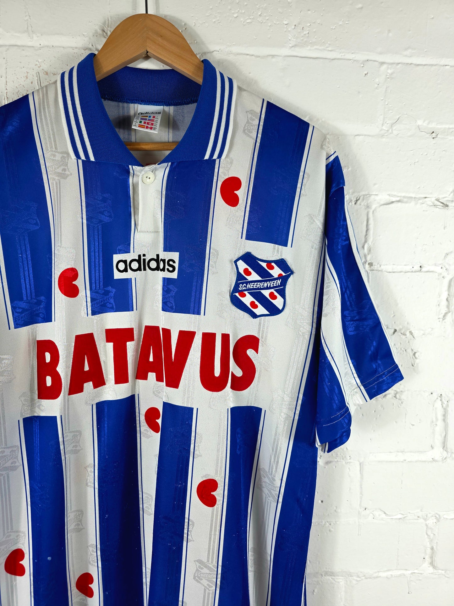 Adidas Heerenveen 1996/97 Match Issue Home Shirt XXL