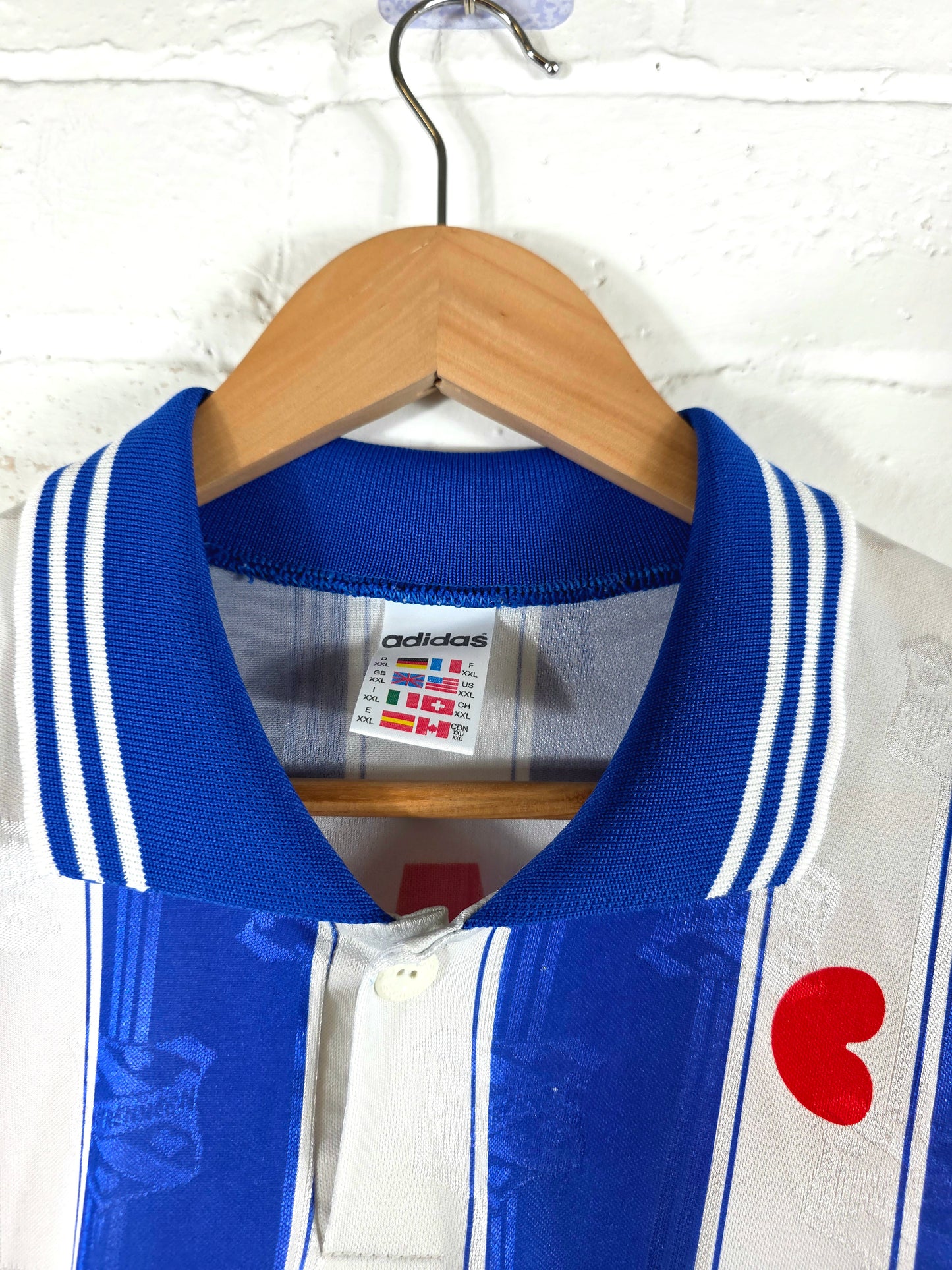 Adidas Heerenveen 1996/97 Match Issue Home Shirt XXL