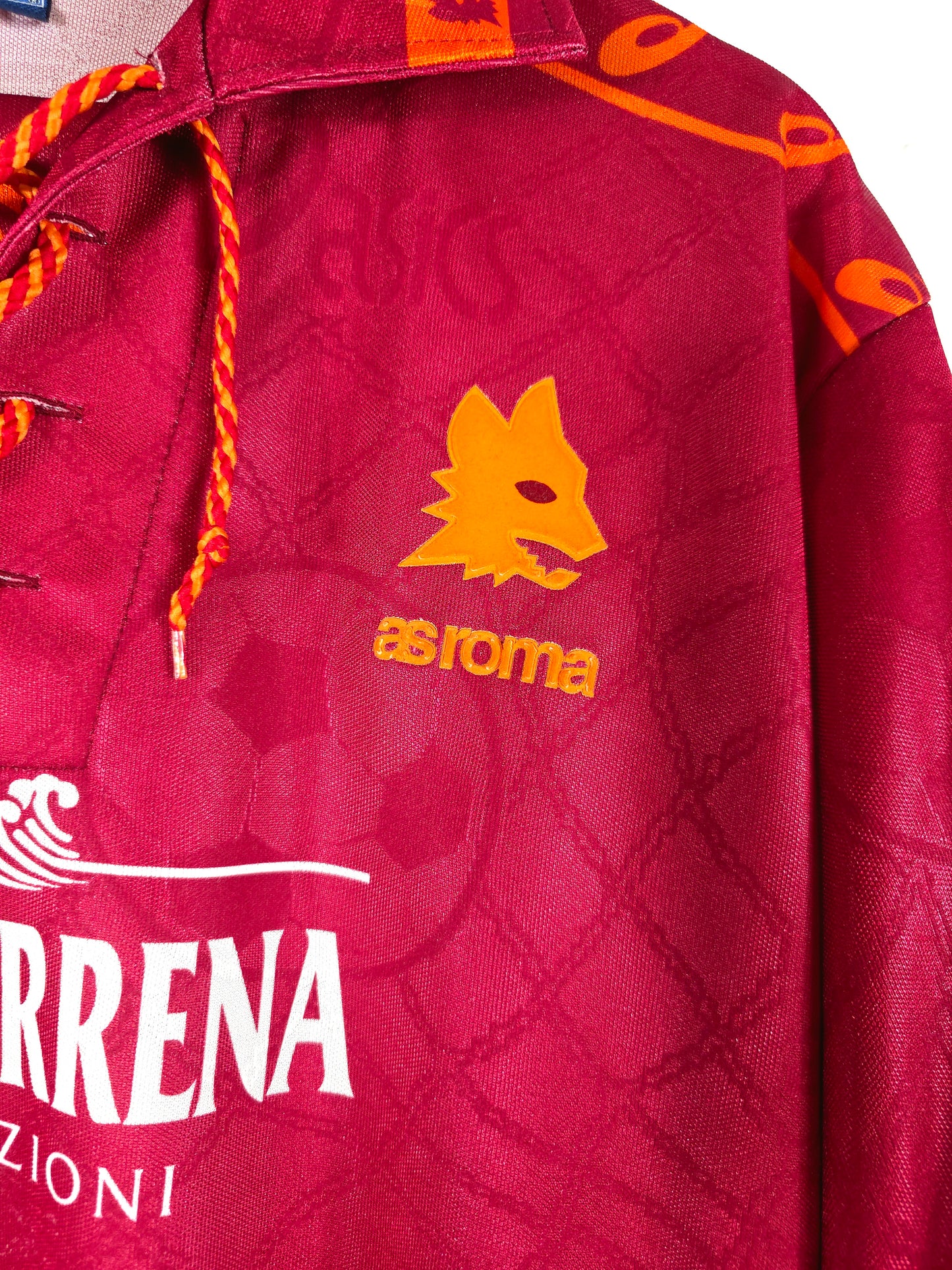 Asics Roma 1994/95 Signed Home Shirt XL