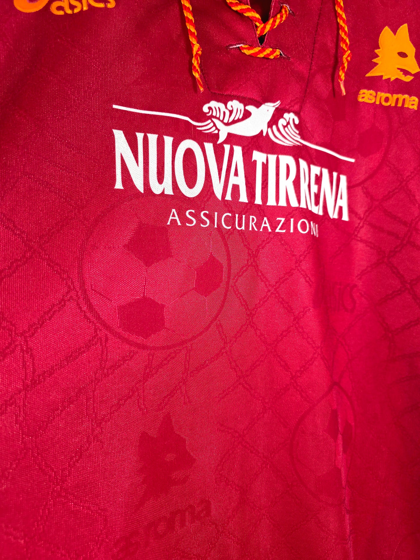 Asics Roma 1994/95 Signed Home Shirt XL