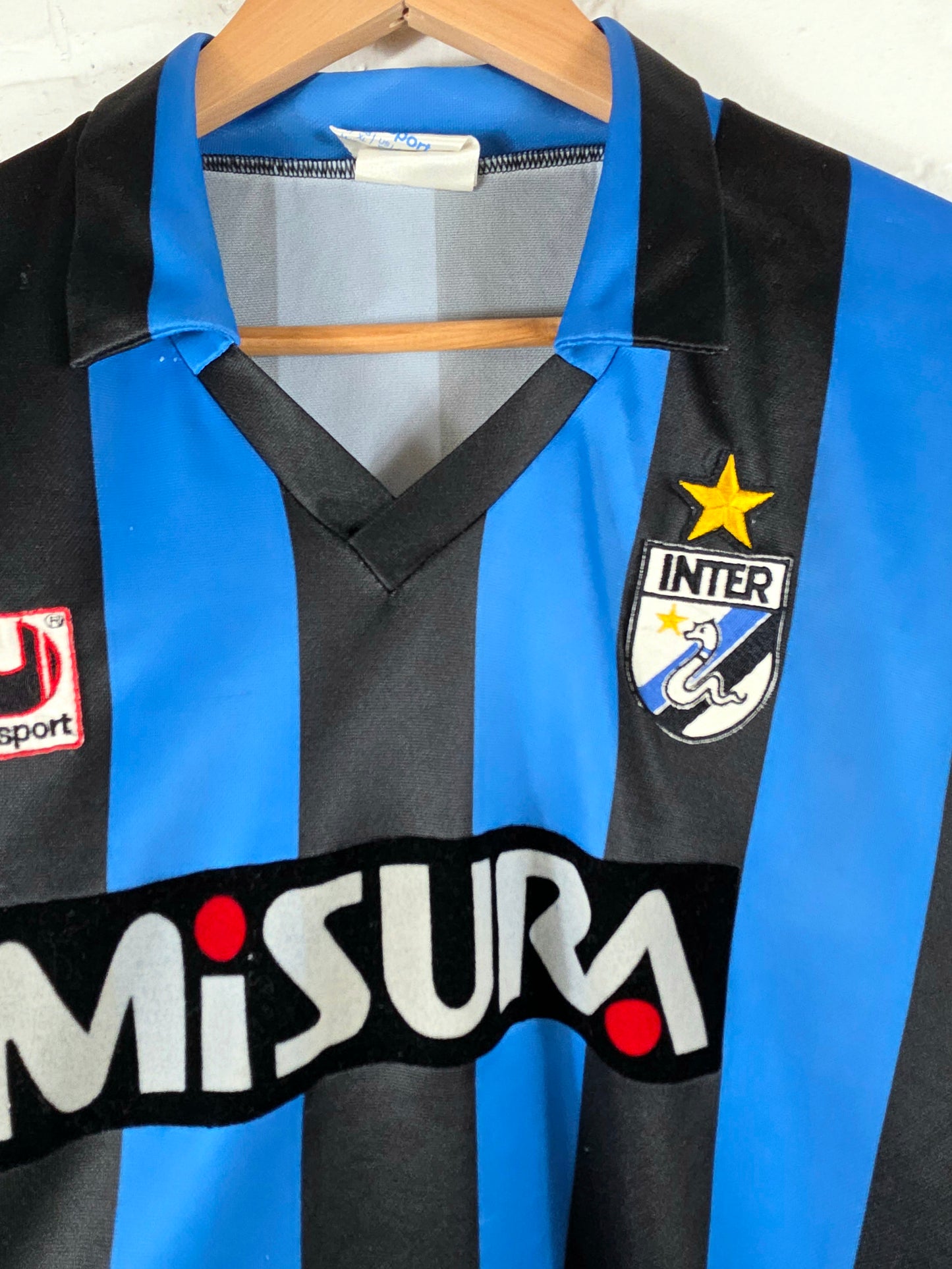 Uhlsport Inter Milan 1988/89 Long Sleeve Home Shirt XL