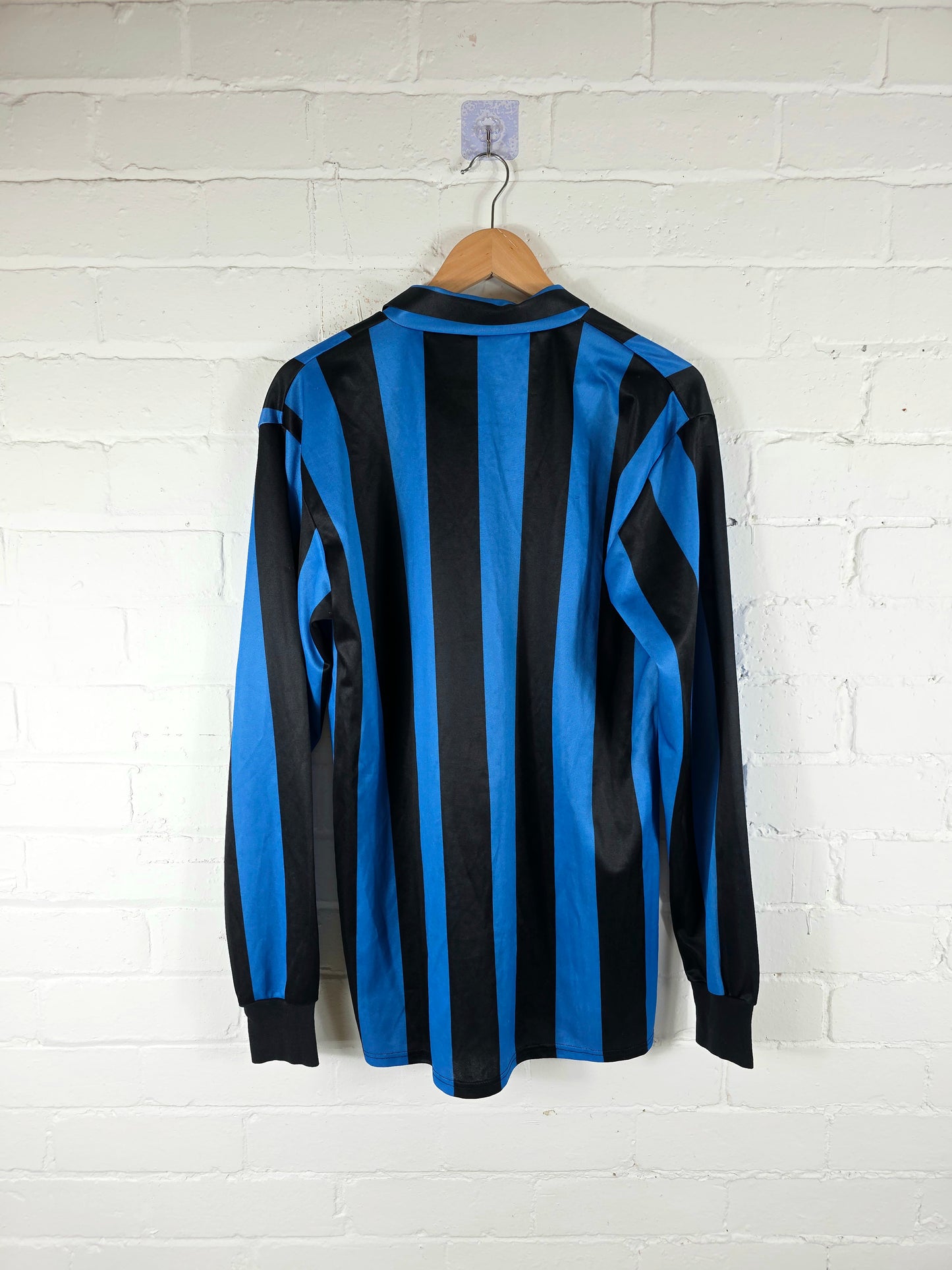 Uhlsport Inter Milan 1988/89 Long Sleeve Home Shirt XL