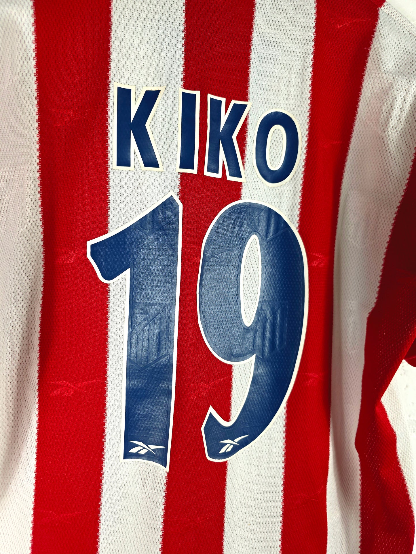 Reebok Atletico Madrid 1998/99 'Kiko 19' Home Shirt Medium